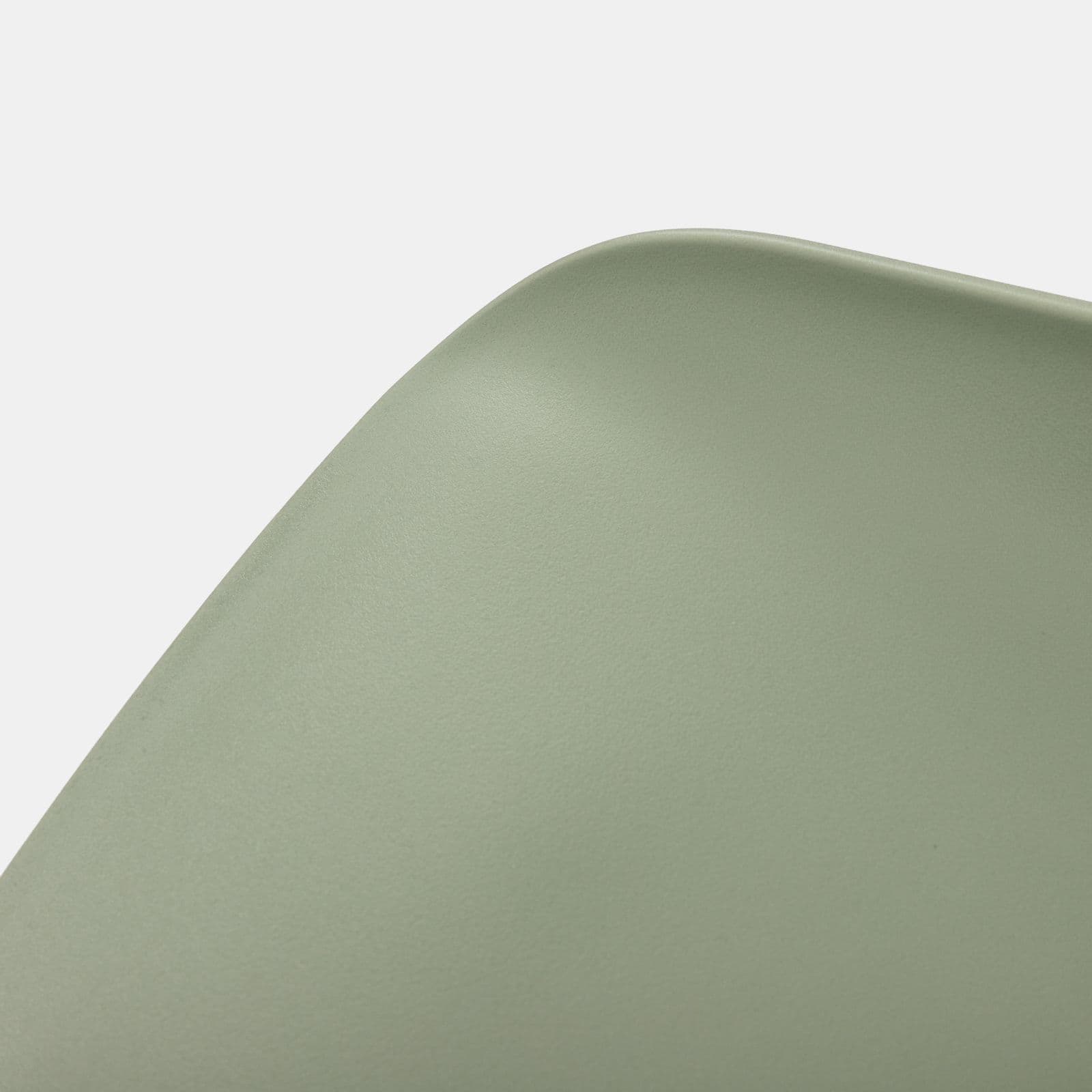 Set 2 sgabelli in polipropilene verde chiaro con gambe in metallo - Locus