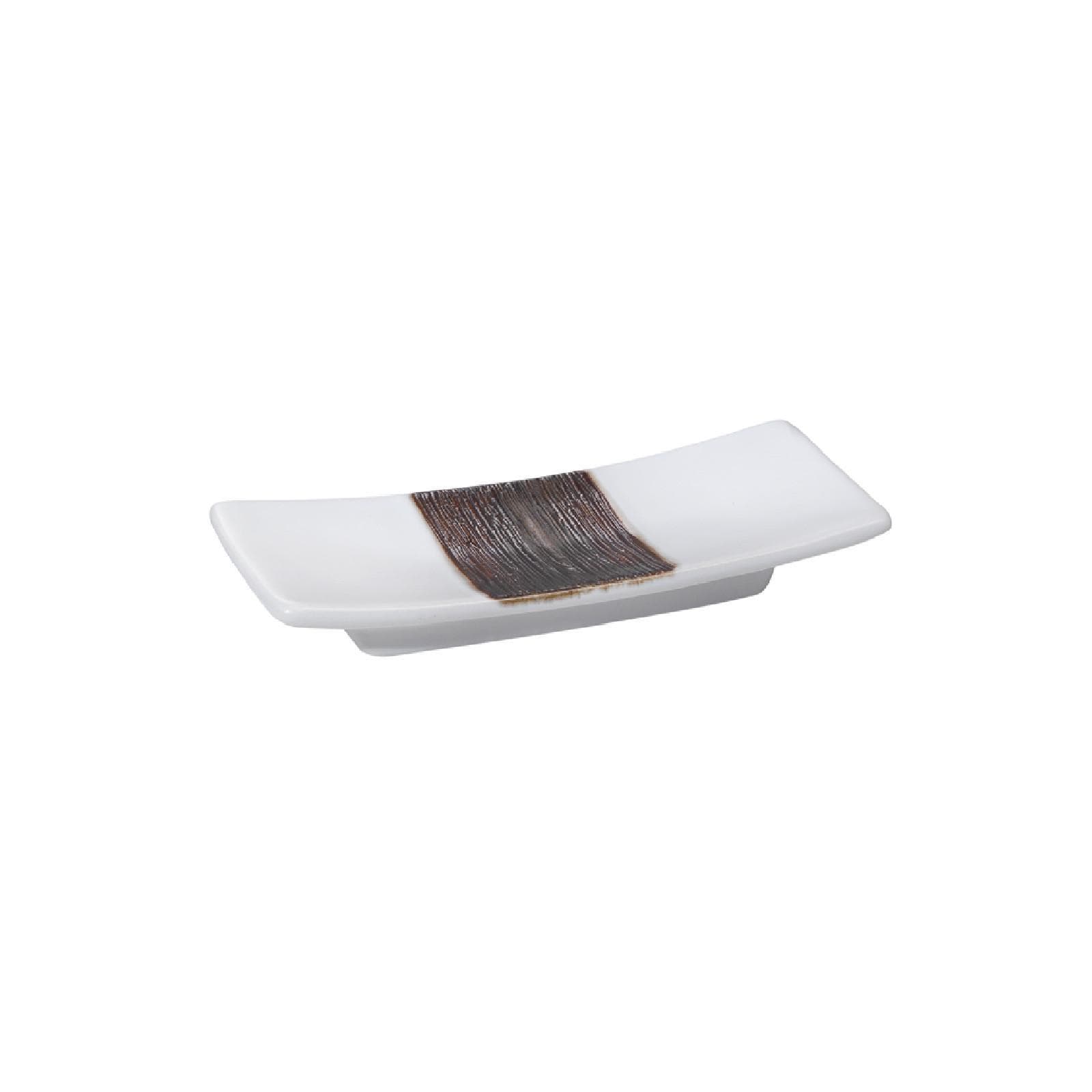 Set 4 accessori appoggio in resina bianco e bronzo - Alexia di Gedy
