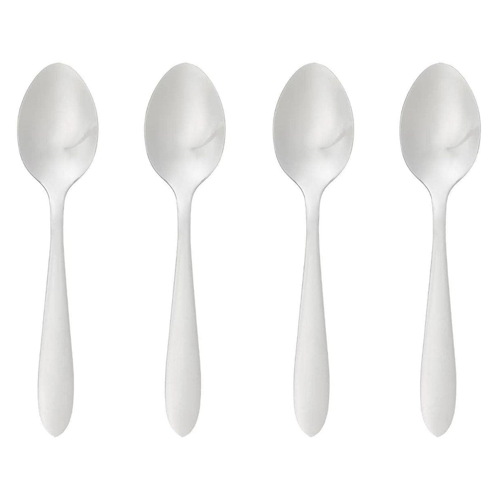 Set 4 cucchiaini in acciaio inox cromo