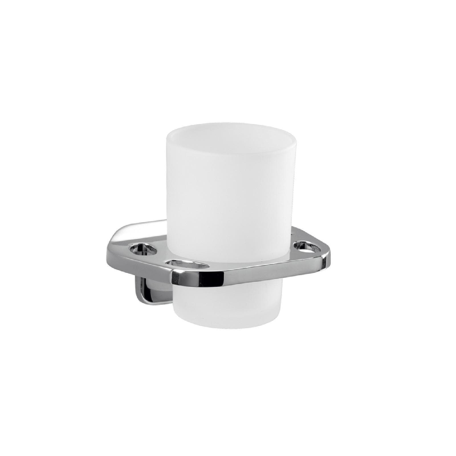 Set 5 accessori a muro in alluminio anodizzato e cromall cromo - K2 di Gedy