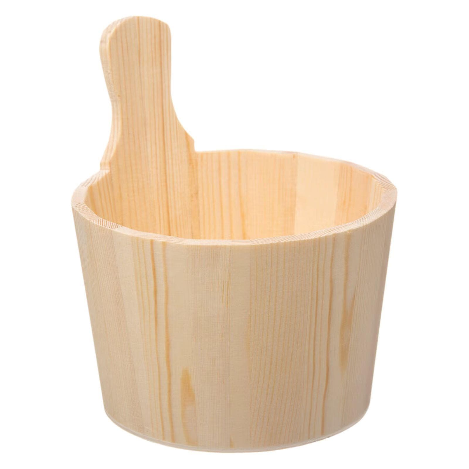 Set 5 accessori per bagno in vasca in legno di pino naturale