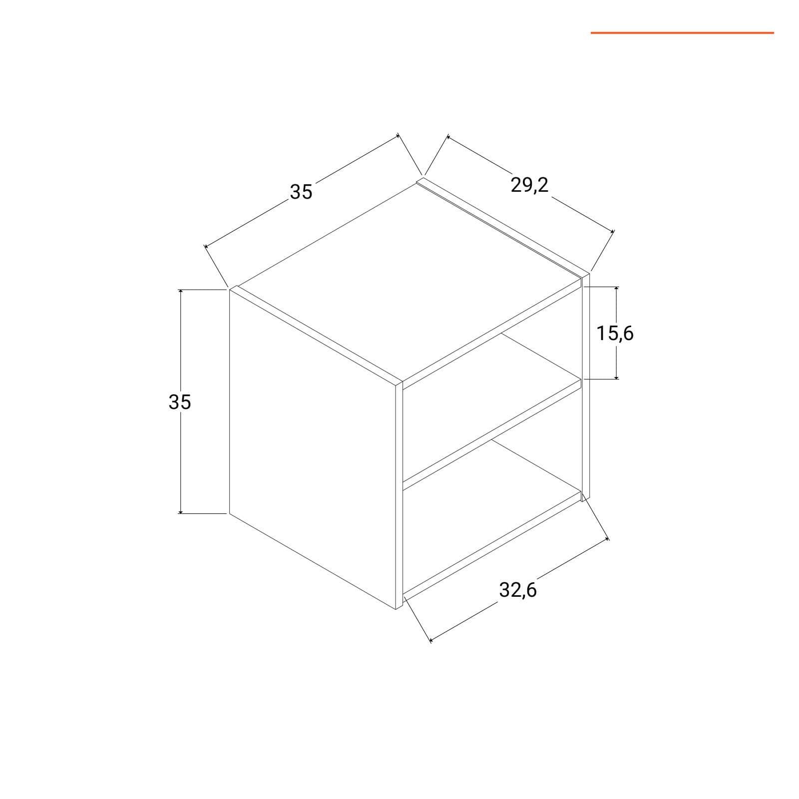 Set 6 cubi modulari grigio chiaro con ante e ripiani - Puzzle