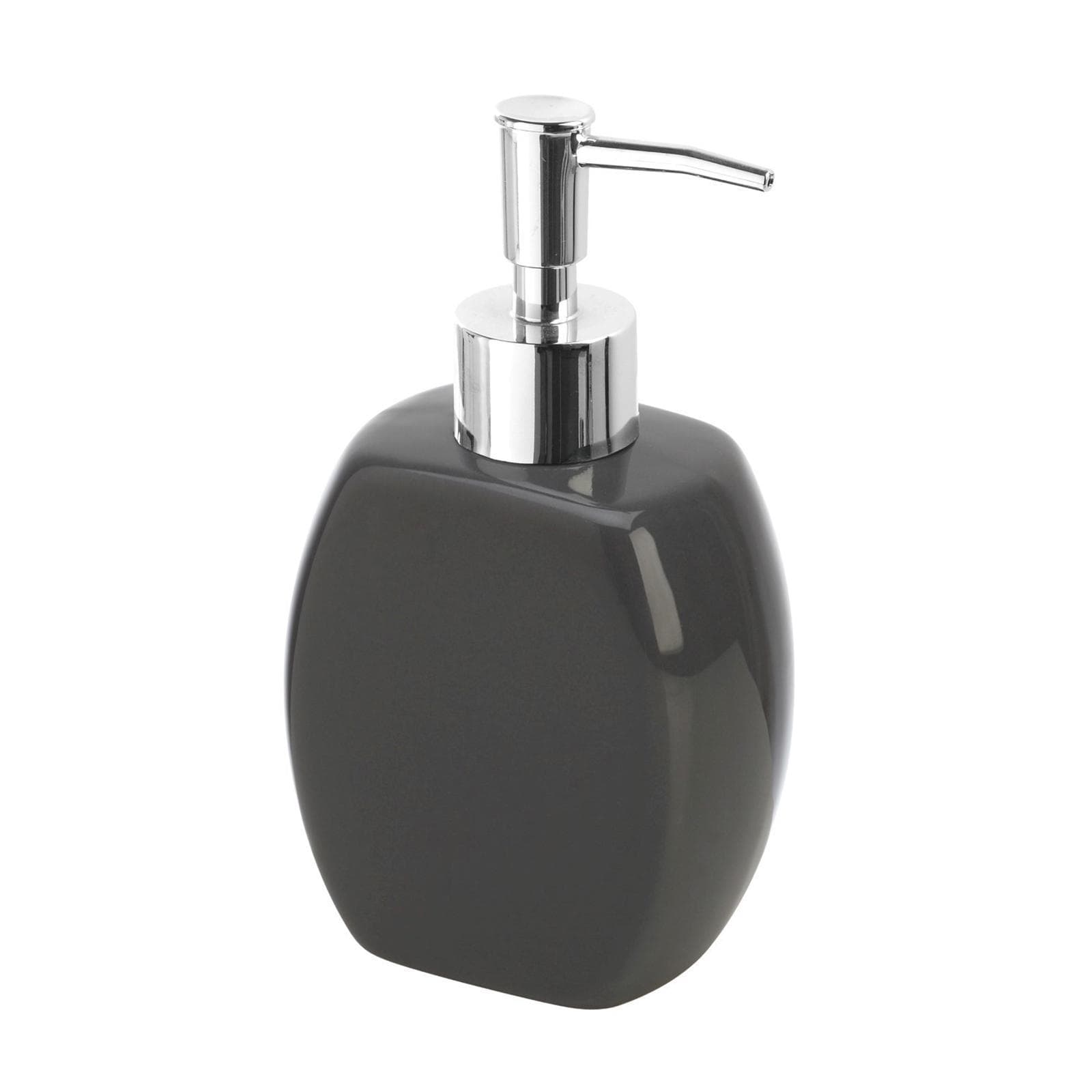 Set 2 accessori da bagno da appoggio in ceramica grigio - Linea Parigi