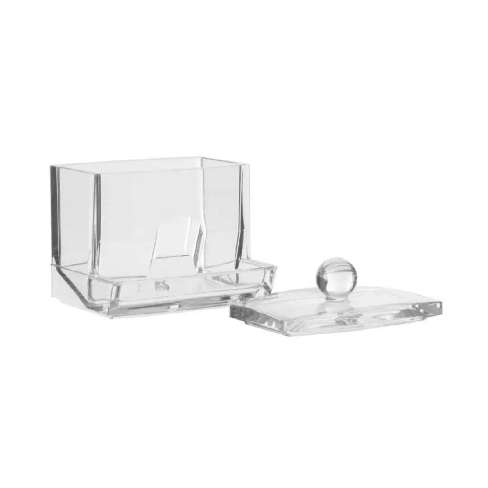 Set 2 contenitori porta cotone trasparenti - Belive