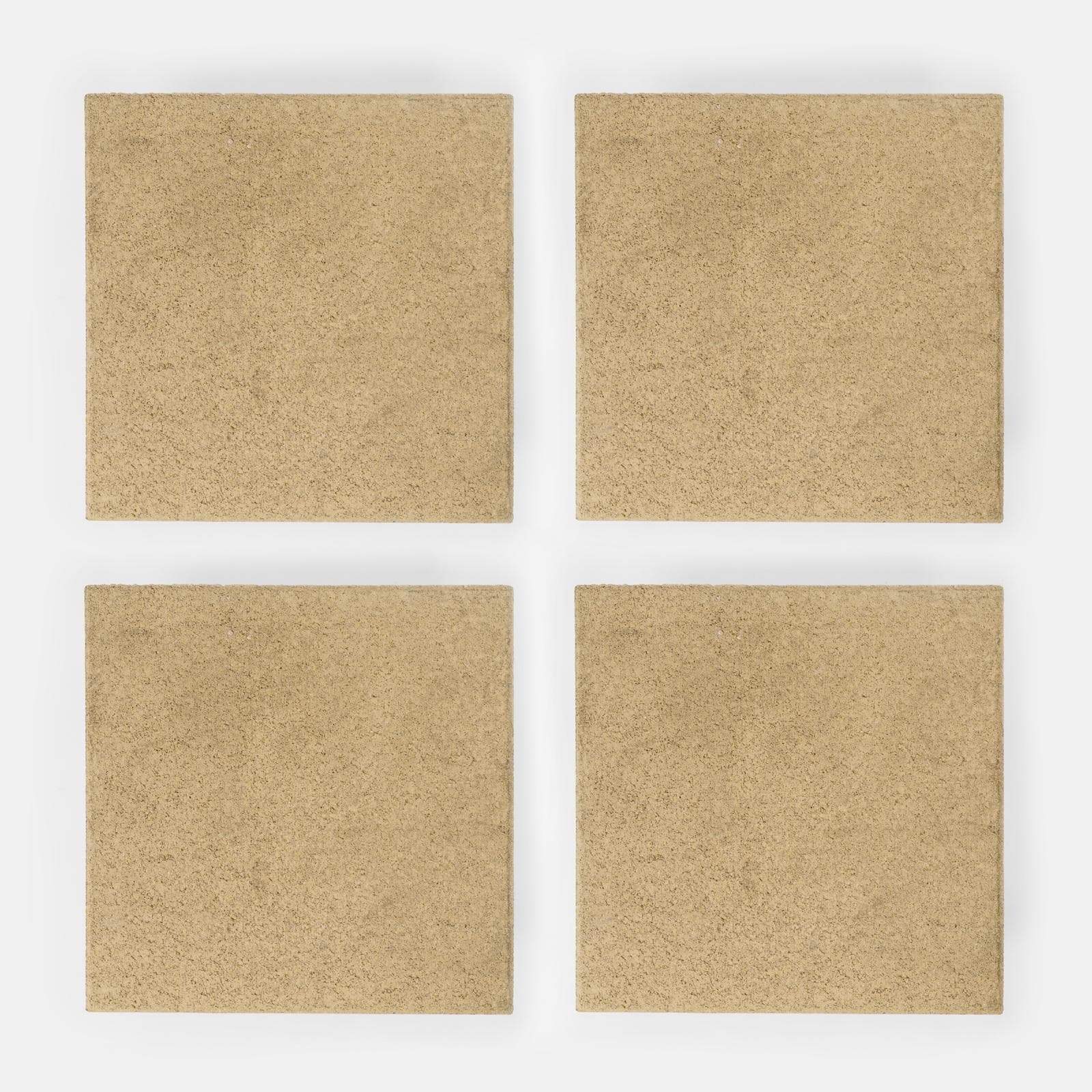Set di 4 marmette per ombrellone 50x50 cm 108 kg in cemento sabbia