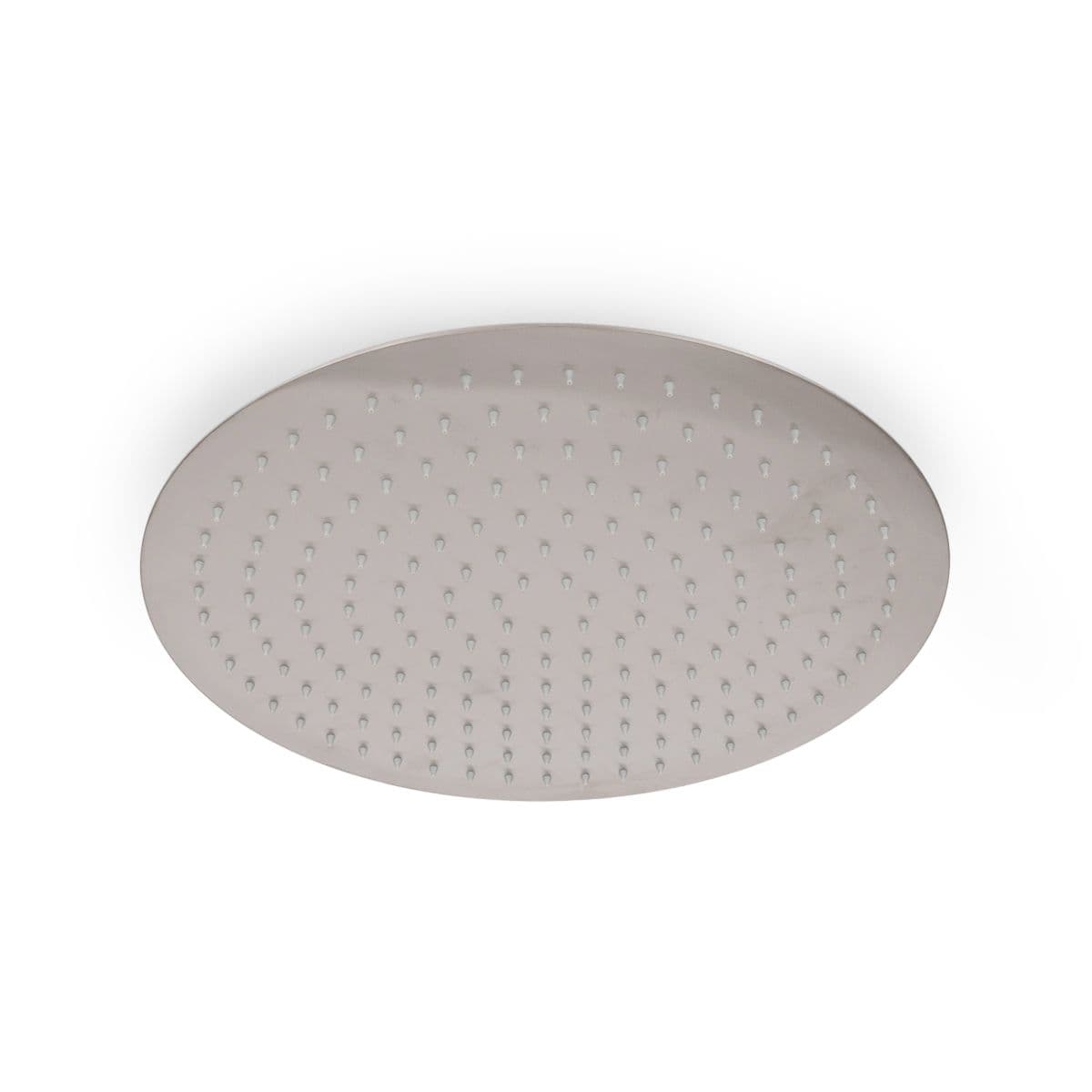 Set doccia con soffione 40 cm con braccio 40 cm e kit doccino spazzolato