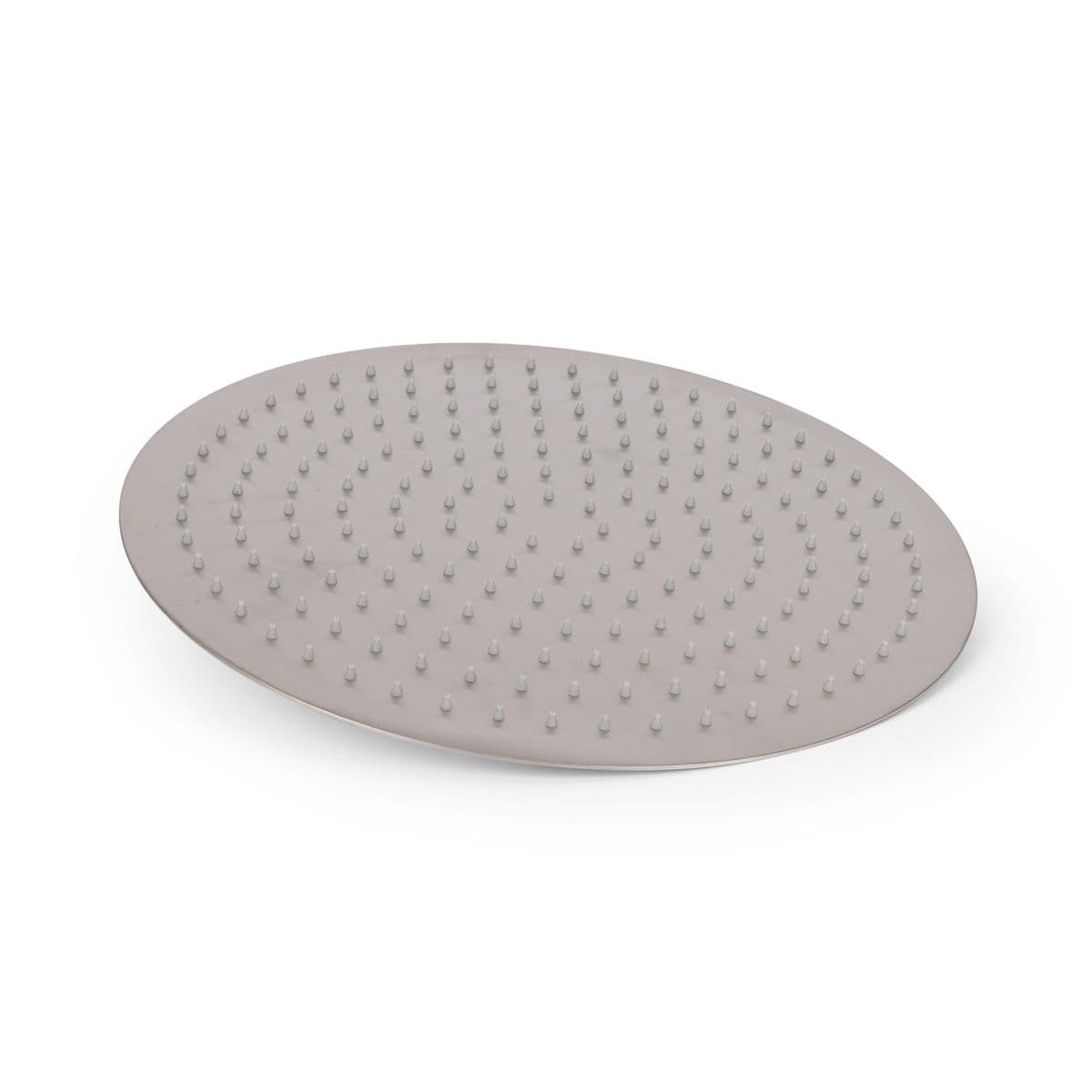 Set doccia con soffione 40 cm con braccio 40 cm e kit doccino spazzolato