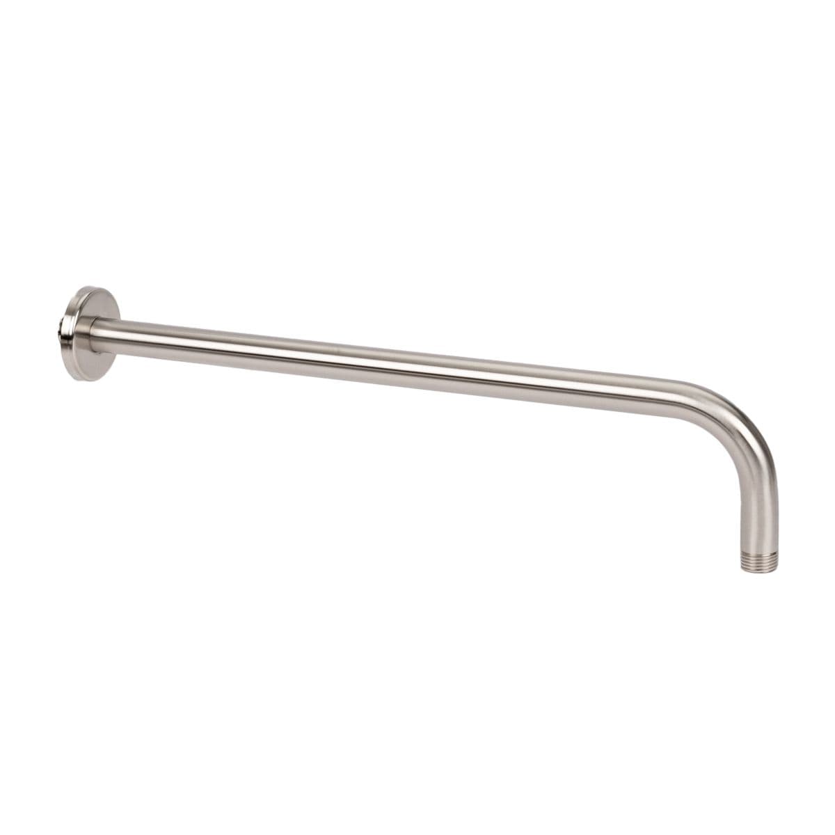 Set doccia con soffione 40 cm con braccio 40 cm e kit doccino spazzolato