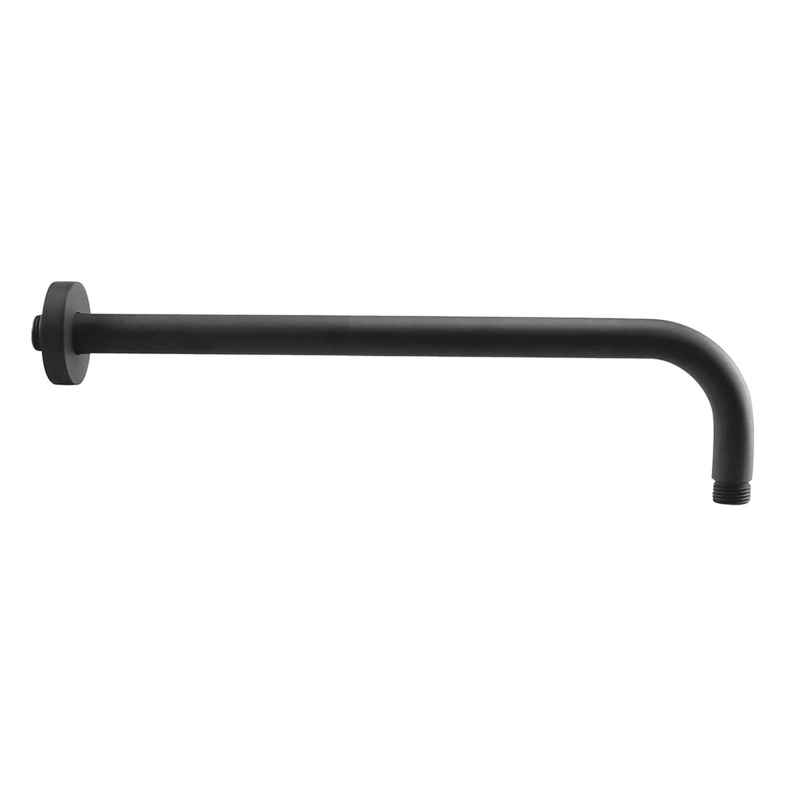 Set doccia incasso con braccio 40 cm e soffione 30 cm nero opaco Gun di Jacuzzi - Rubinetteria