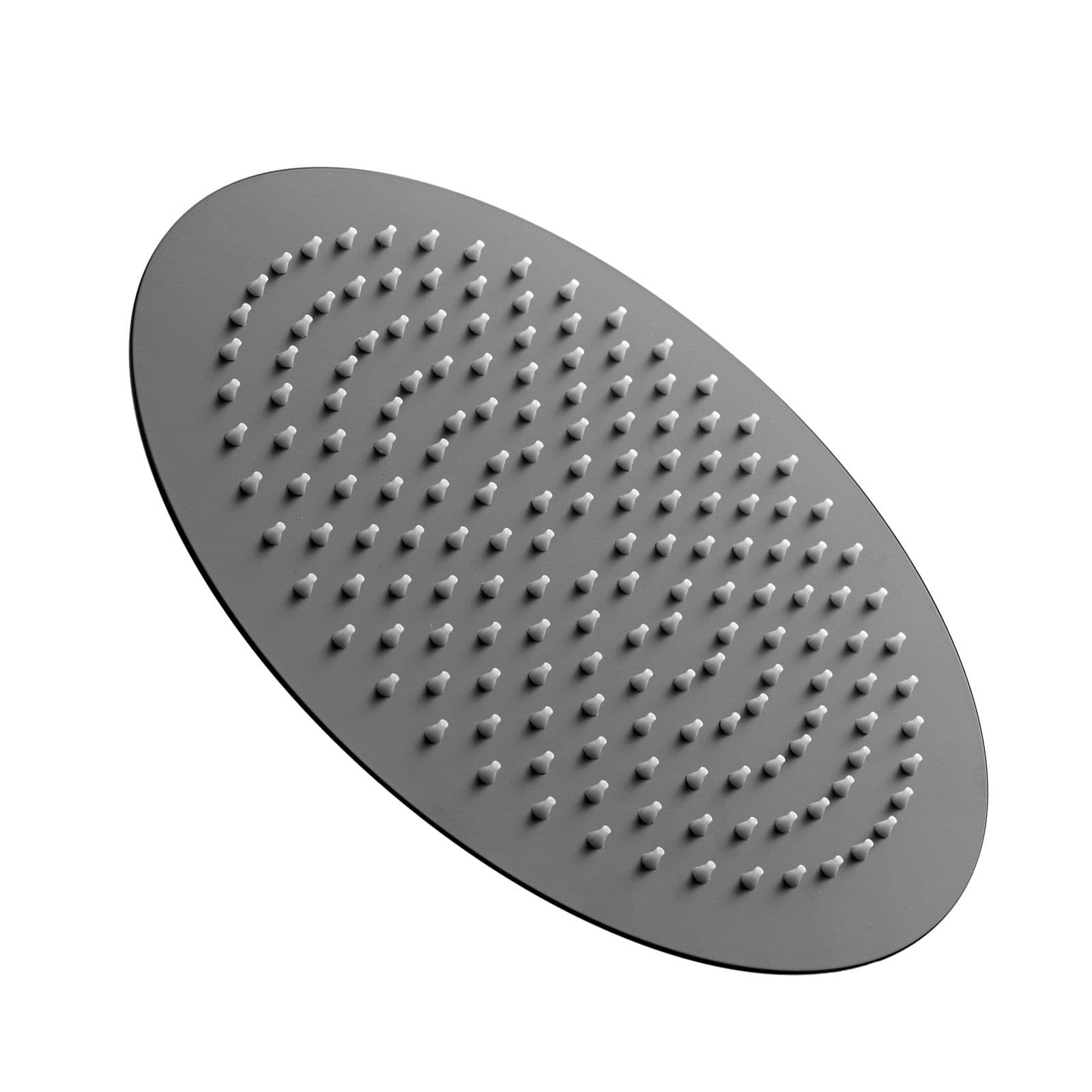 Set doccia incasso con braccio 40 cm e soffione 30 cm nero opaco Gun di Jacuzzi - Rubinetteria
