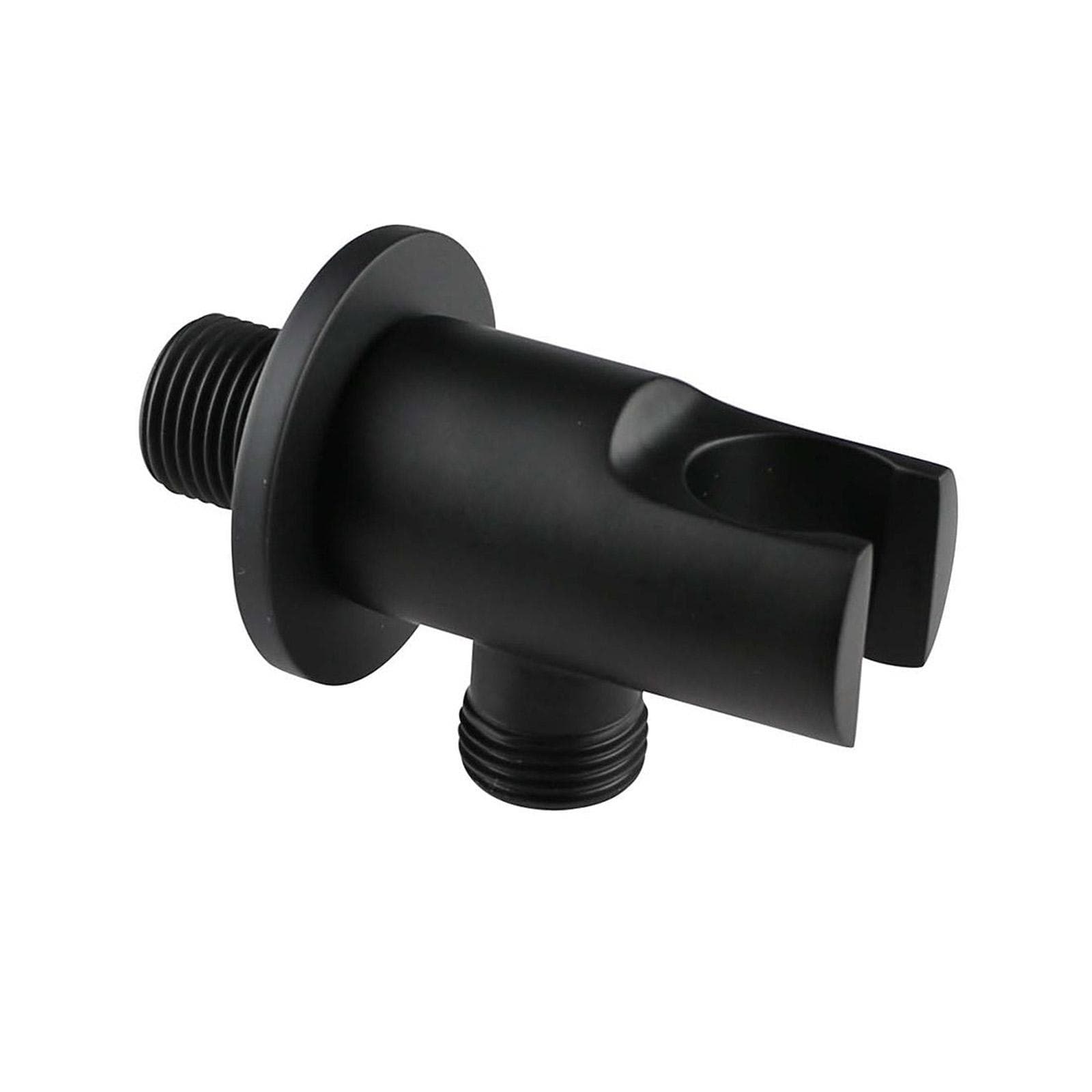 Set doccetta con supporto a a muro e flessibile nero opaco - Jacuzzi - Rubinetteria