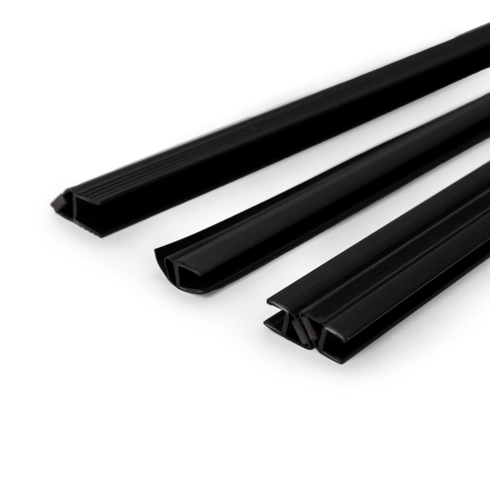 Set guarnizioni magnetiche verticali per ricambi box doccia finitura nero 195h - Flexy