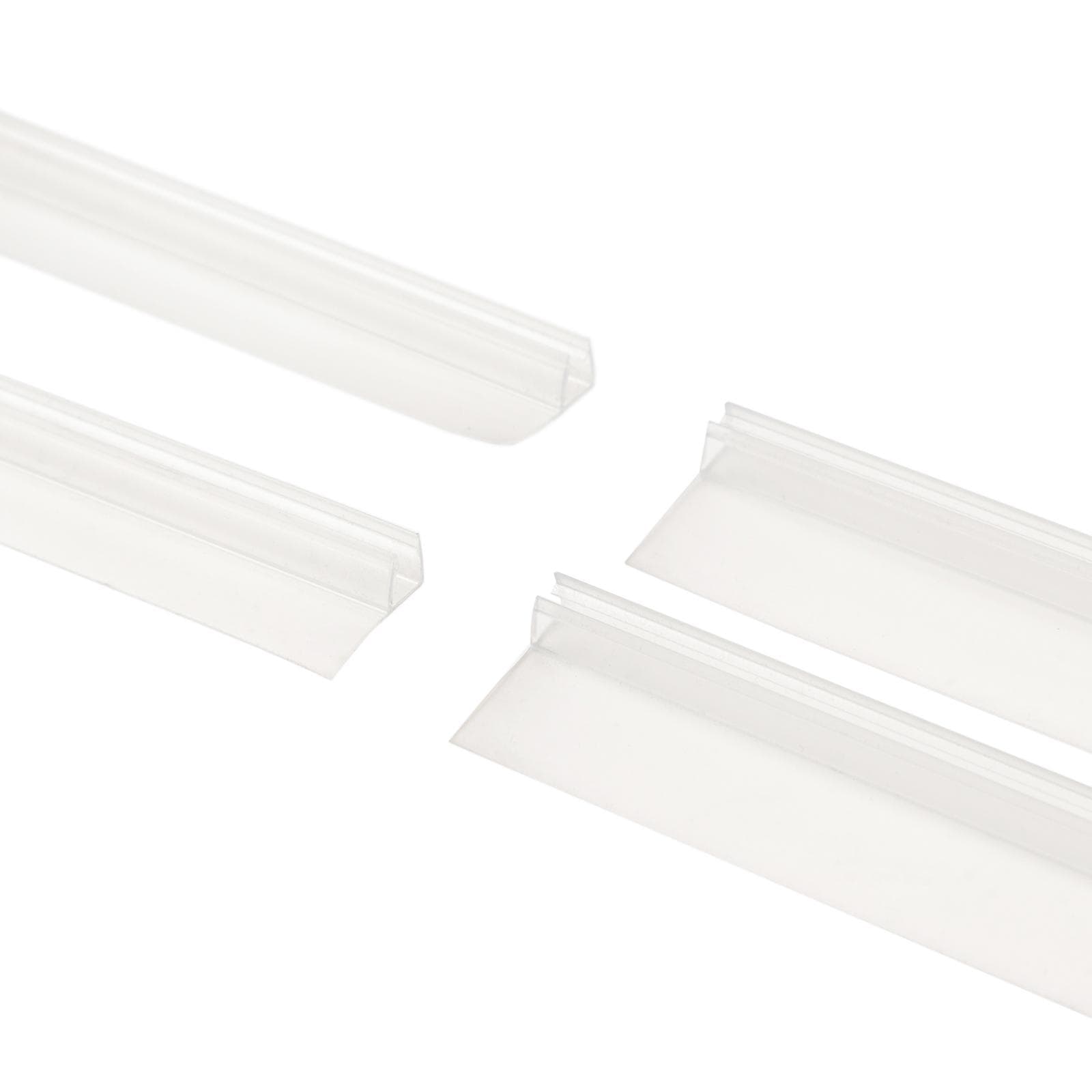 Set guarnizioni salvagoccia verticale per ricambi box doccia trasparenti 195h - Moritz