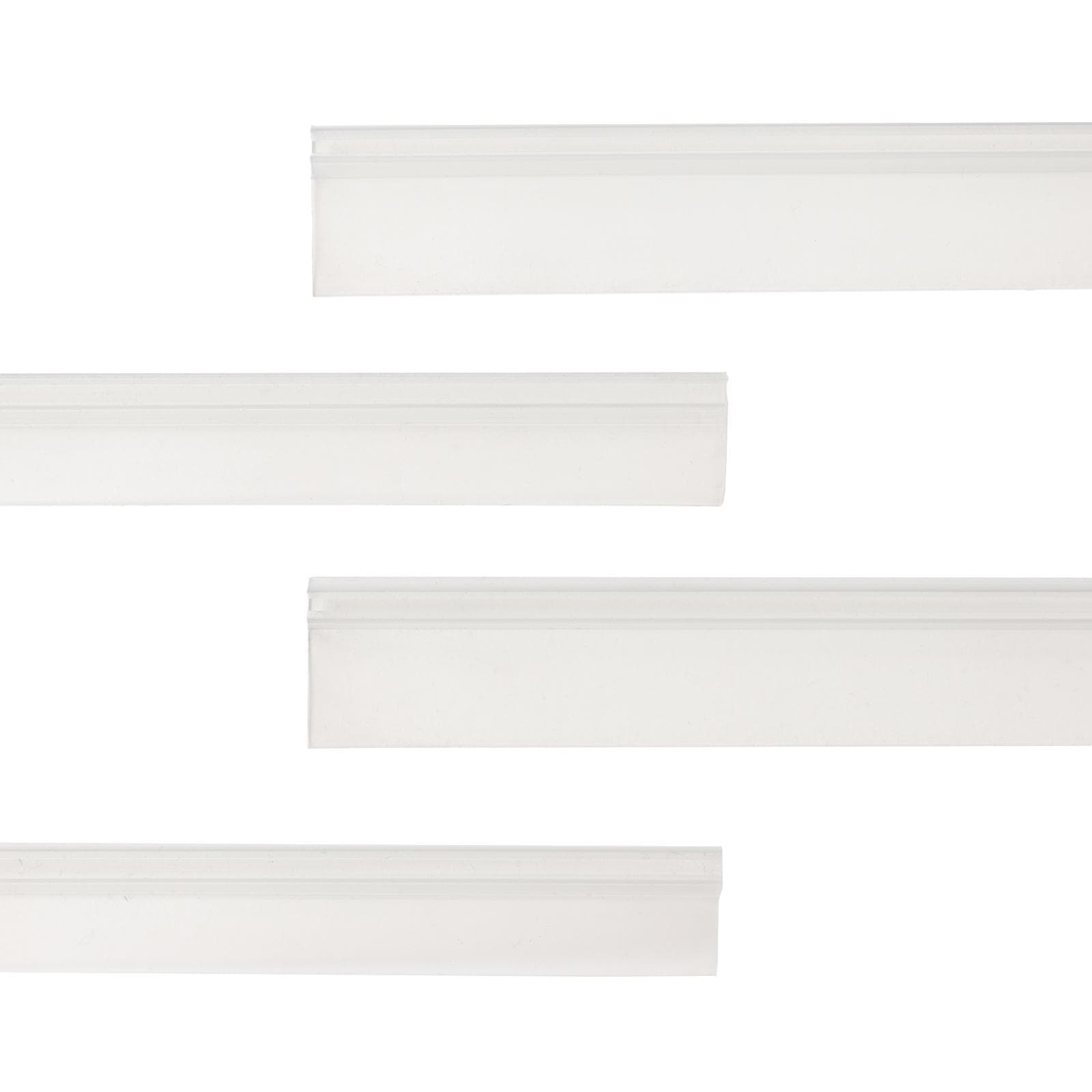 Set guarnizioni salvagoccia verticale per ricambi box doccia trasparenti 195h - Moritz