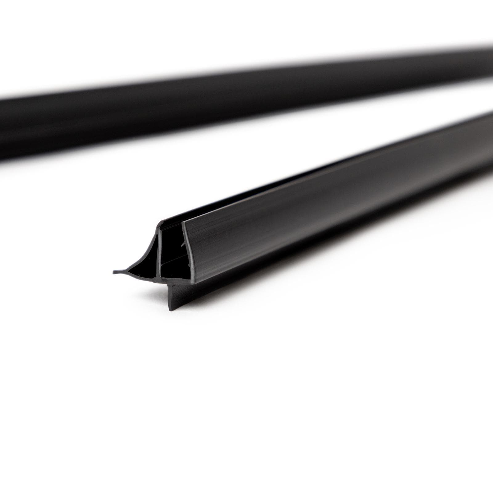 Set guarnizioni sottoporta salvagoccia per box doccia finitura nero - Flexy