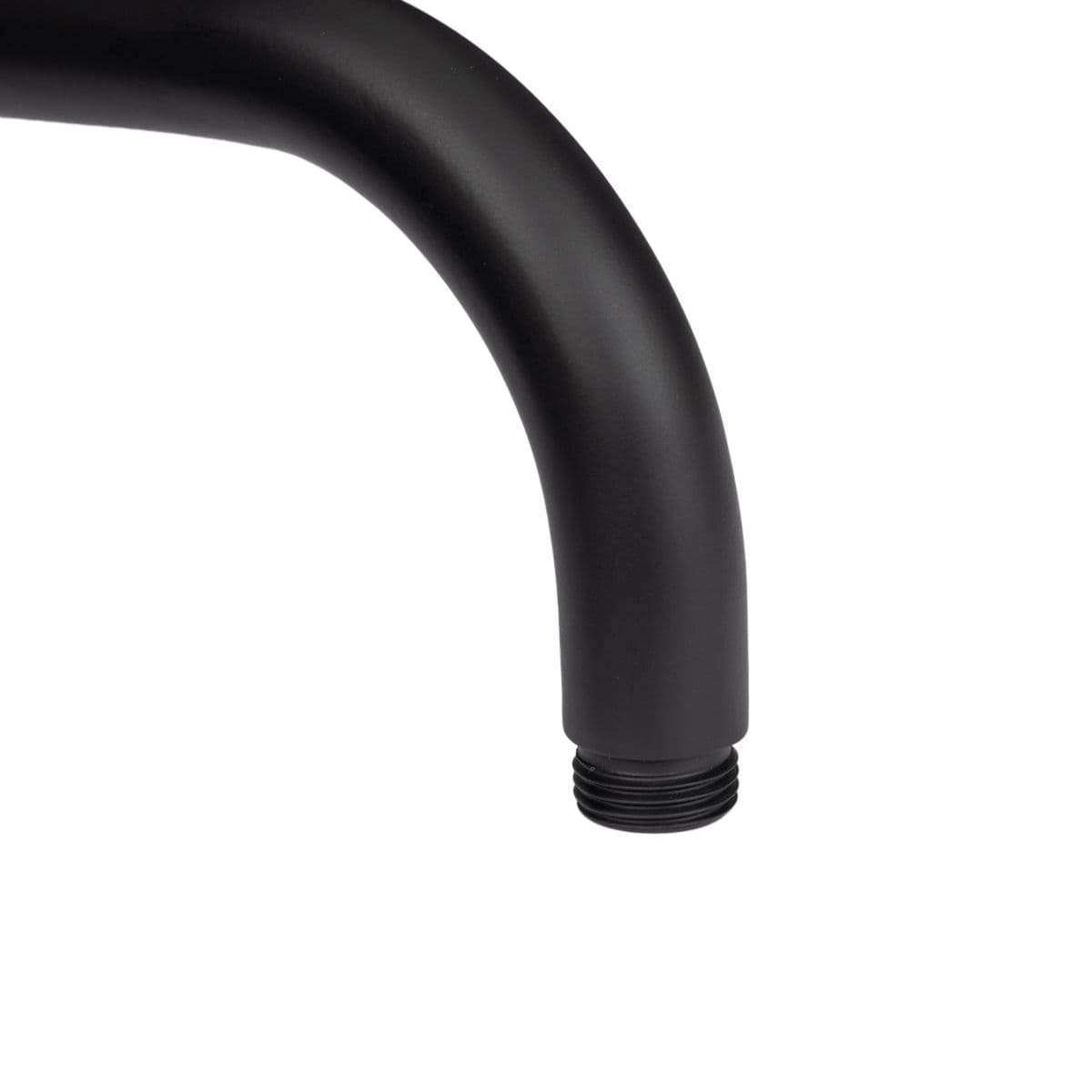 Set incasso doccia con braccio 28 cm e soffione 20 cm nero – Ran