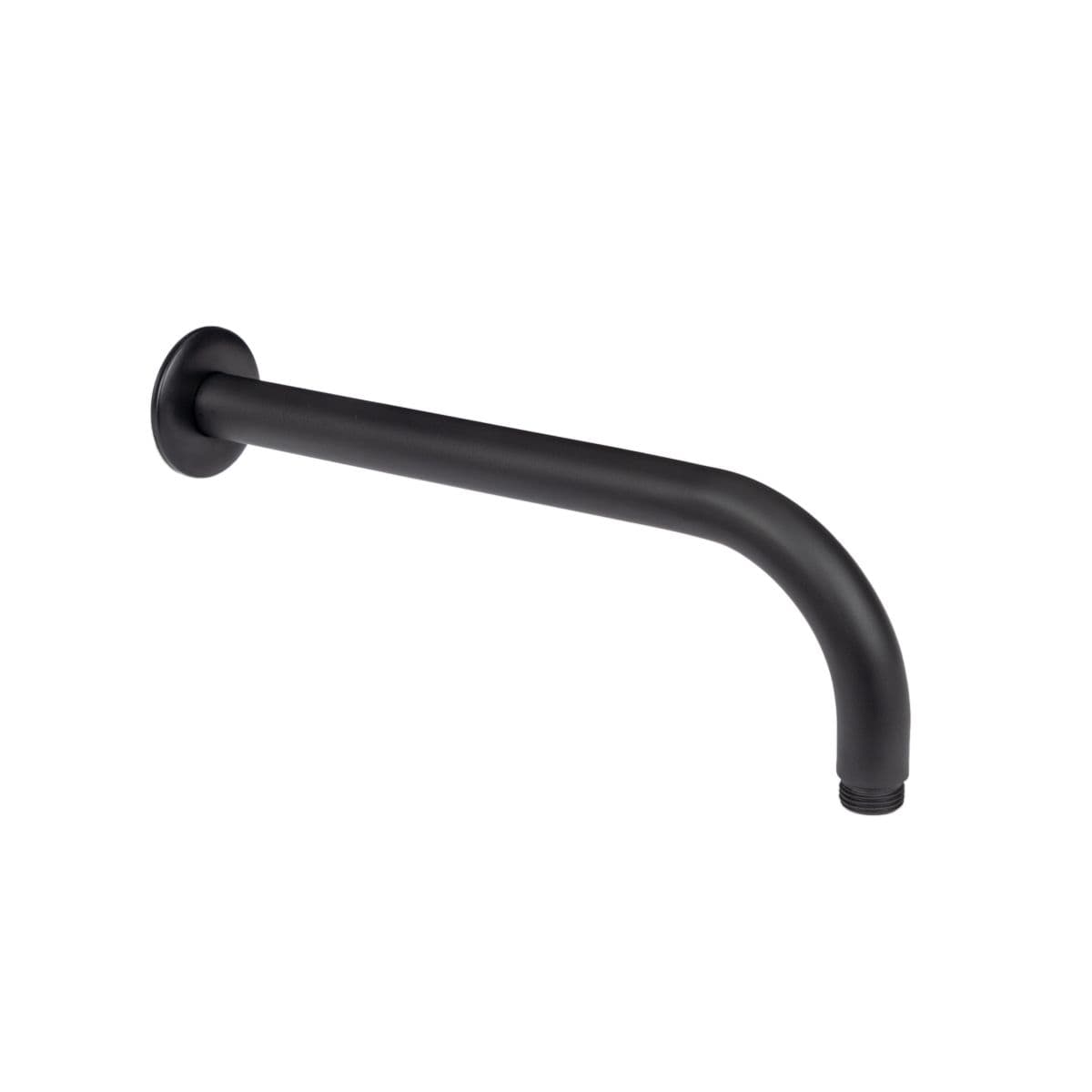 Set incasso doccia con braccio 28 cm e soffione 20 cm nero – Fluid
