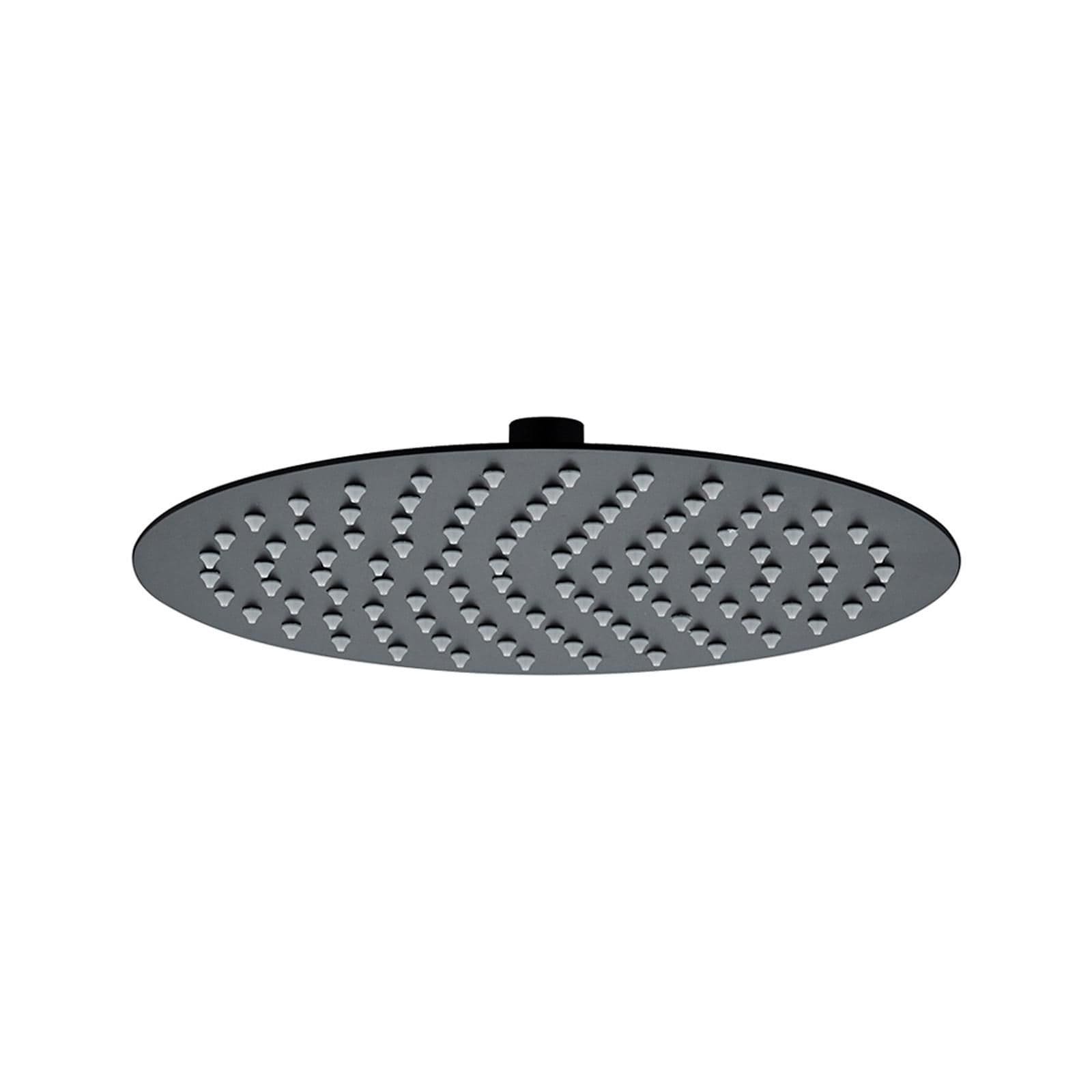 Set incasso doccia con braccio 28 cm e soffione 25 cm nero – Tila