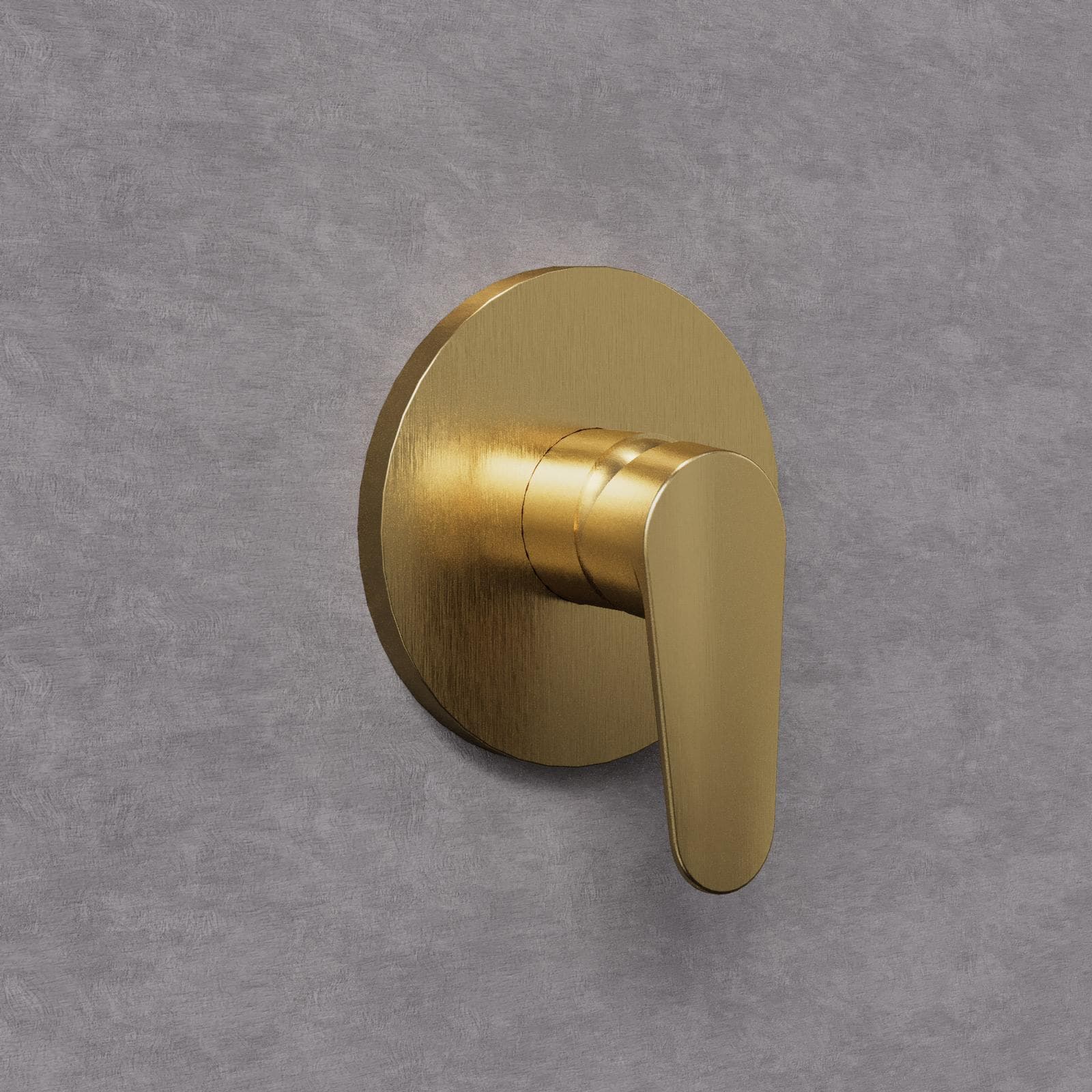 Set incasso doccia con braccio 35 cm e soffione 30 cm oro spazzolato – Lir