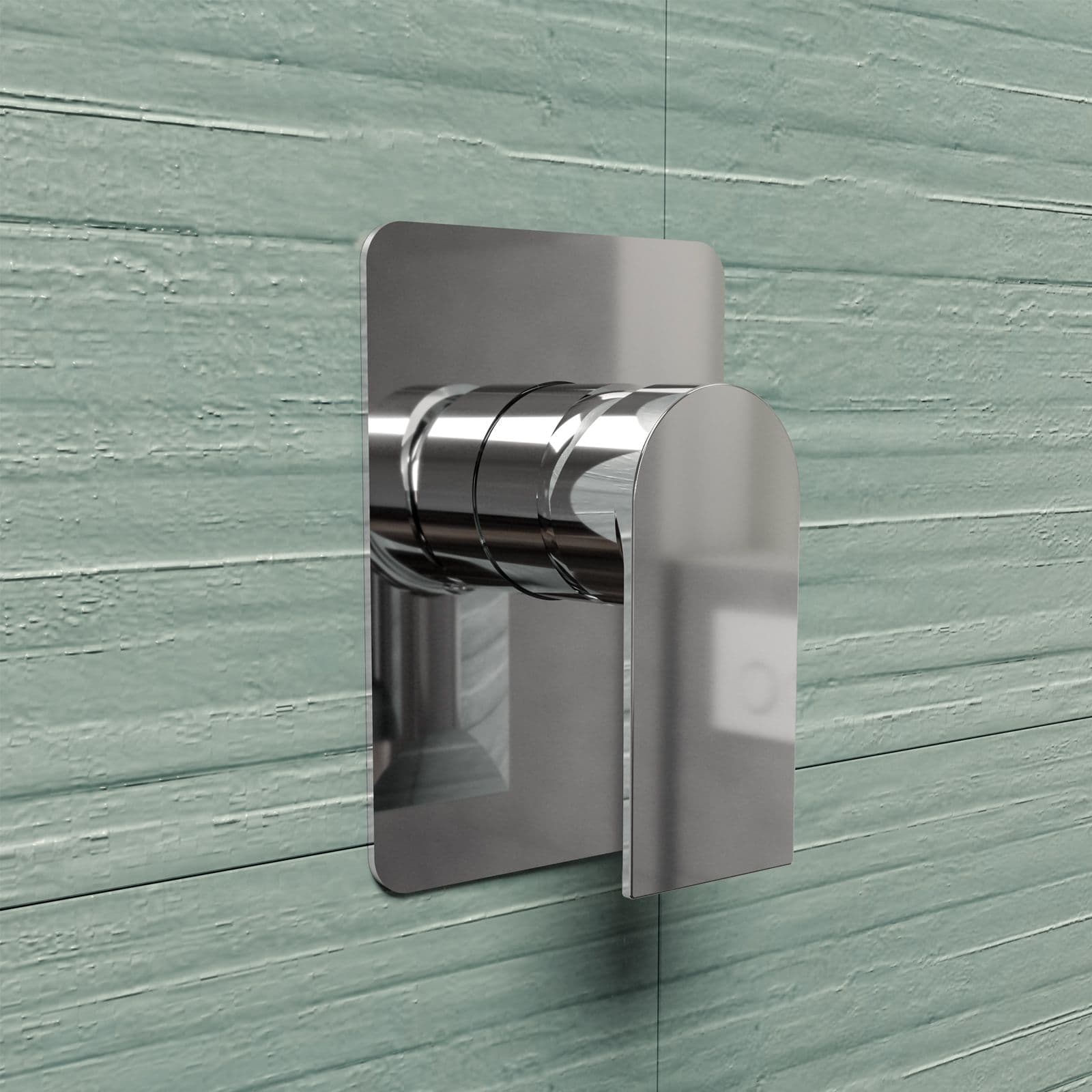Set incasso doccia con braccio a soffitto 20 cm e soffione 30x20 cm cromo – Iota