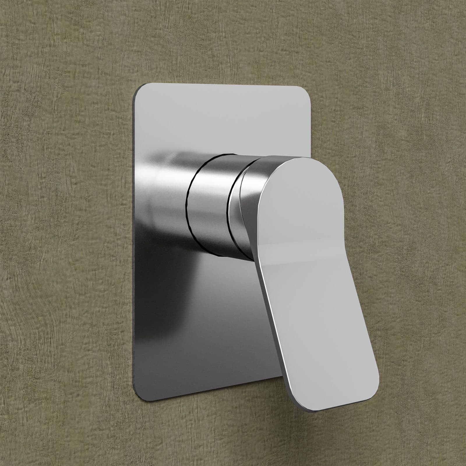 Set incasso doccia con braccio a soffitto 20 cm e soffione 30x30 cm cromo – Wing