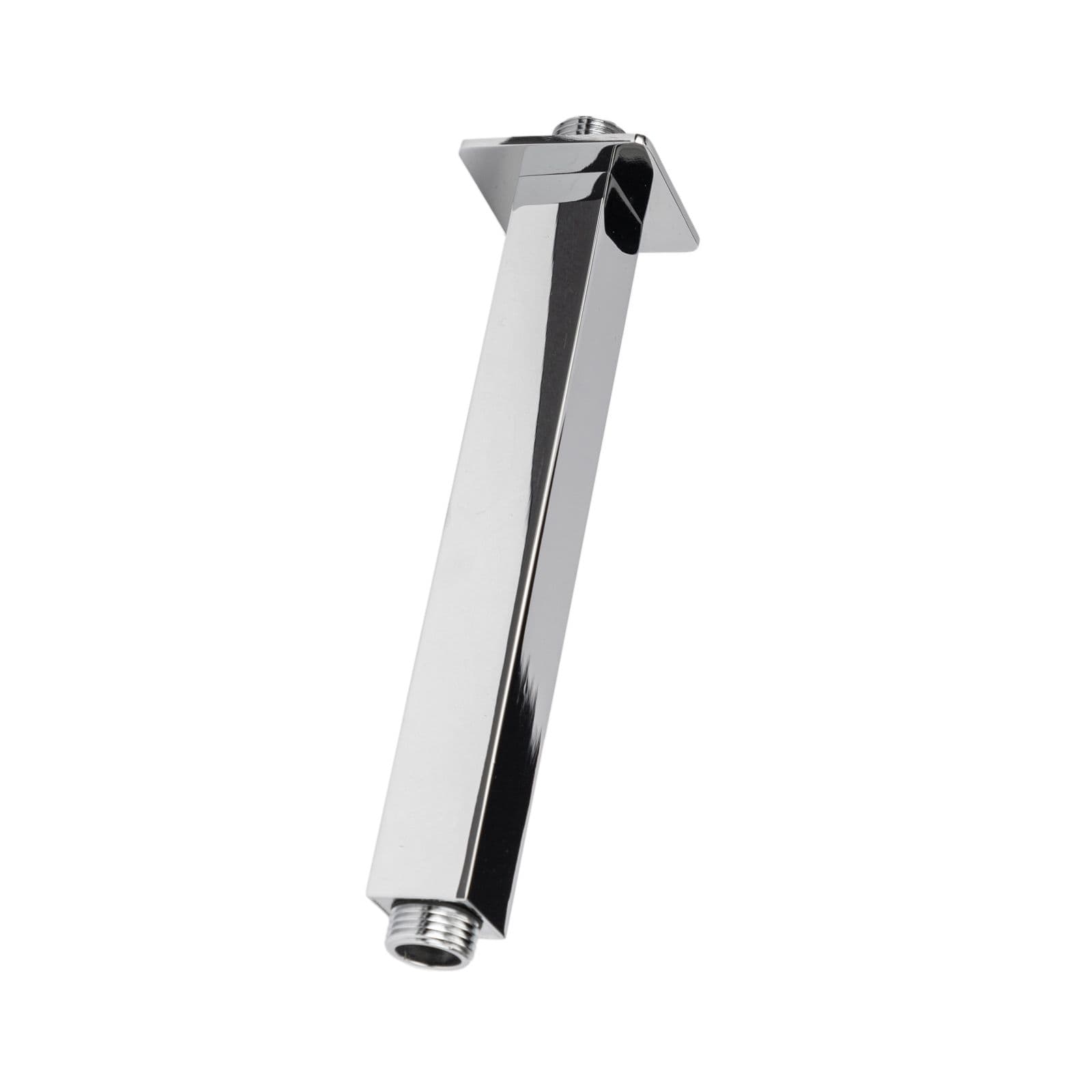 Set incasso doccia con braccio a soffitto 20 cm e soffione 40x30 cm cromo – Fusion