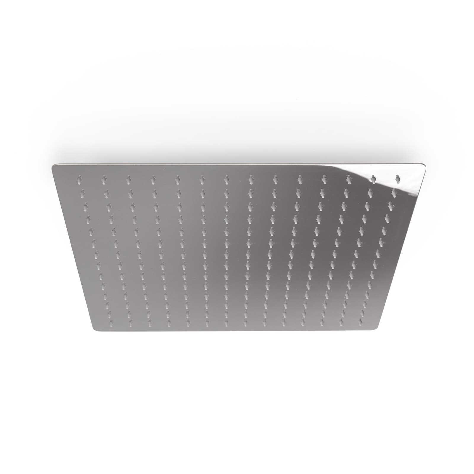 Set incasso doccia con braccio a soffitto 20 cm e soffione 40x40 cm cromo – Fusion