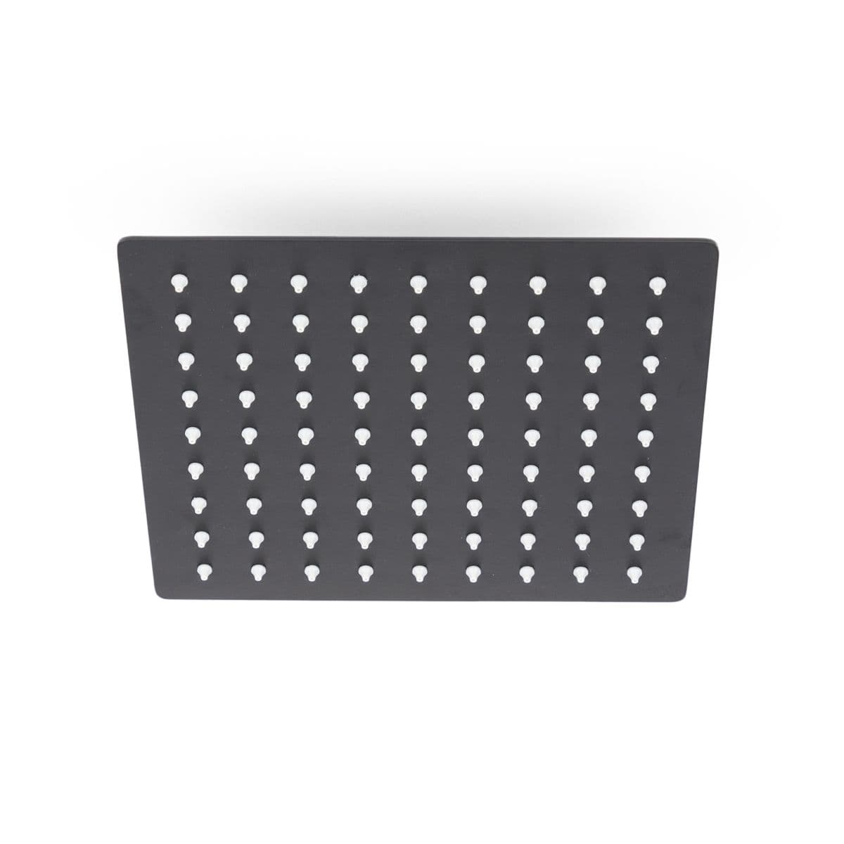 Set incasso doccia con braccio doccia 35 cm e soffione 20x20 cm nero – Fusion