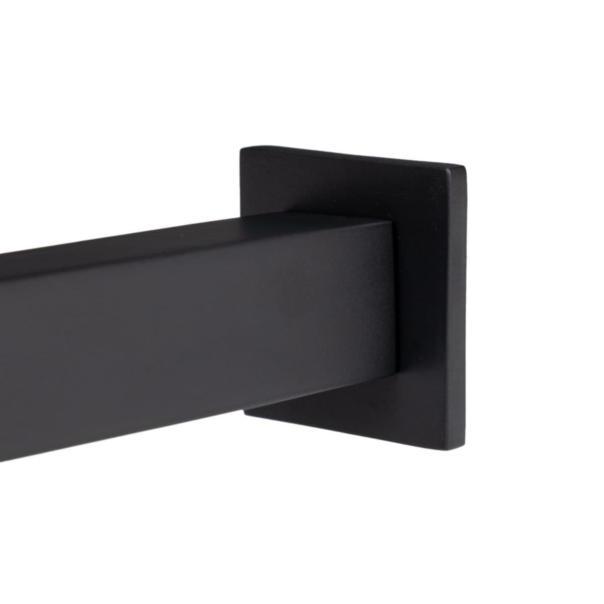Set incasso doccia con braccio doccia 40 cm e soffione 40x40 cm nero – Wing