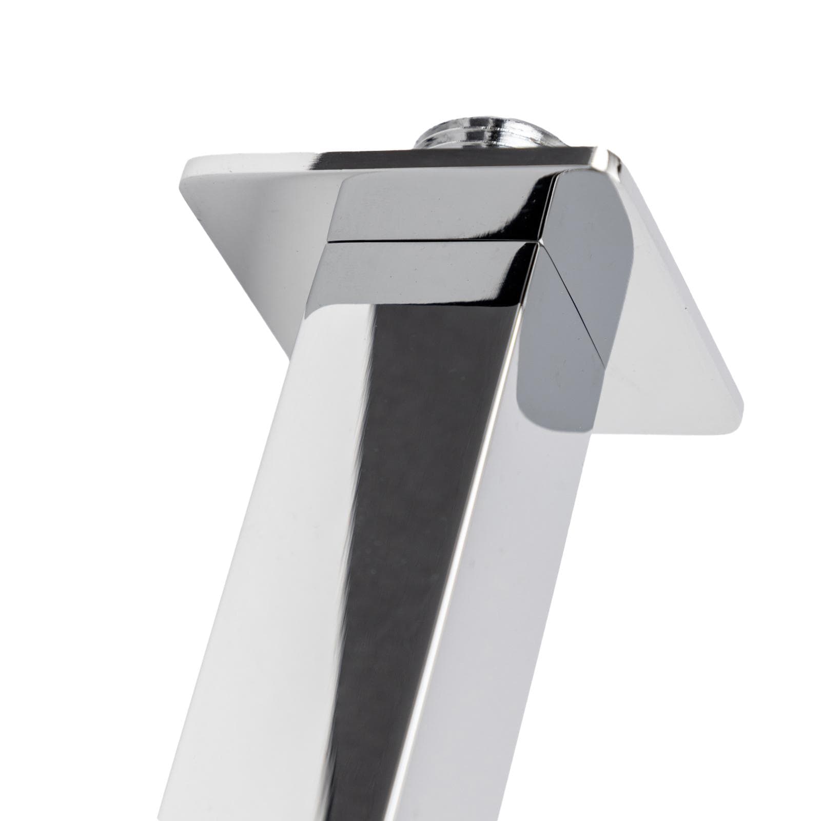 Set incasso doccia con deviatore con braccio a soffitto 20 cm e soffione 30x30 cm cromo – Iota