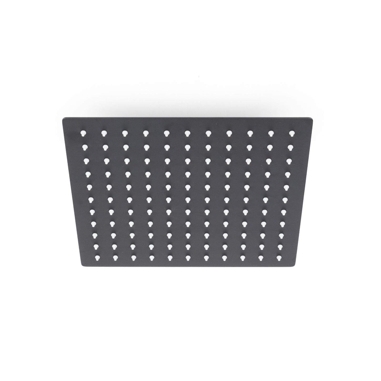 Set incasso doccia con deviatore con braccio doccia 35 cm e soffione 25x25 cm nero – Wing