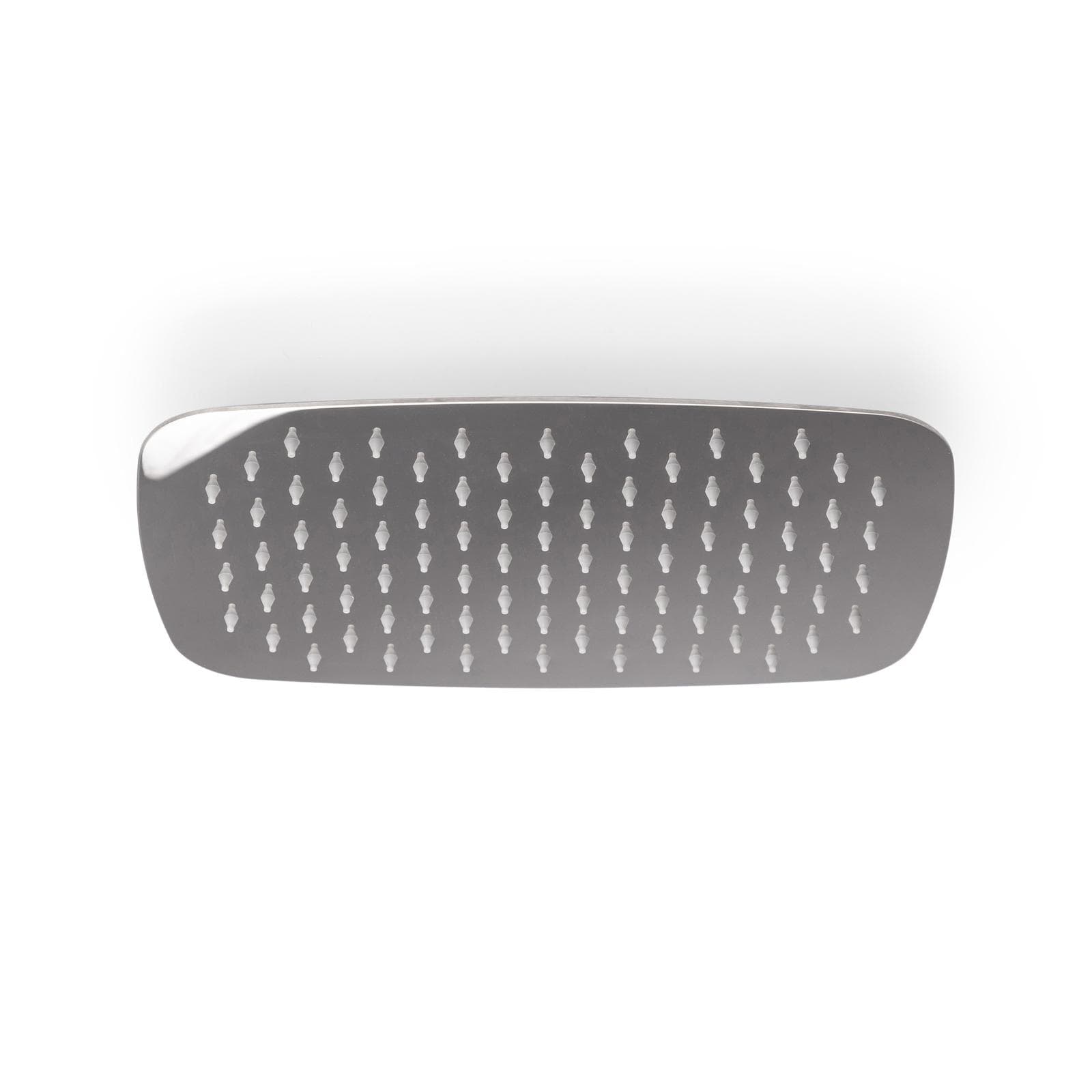 Set incasso doccia con deviatore con braccio doccia 40 cm e soffione 30x20 cm cromo – Fusion