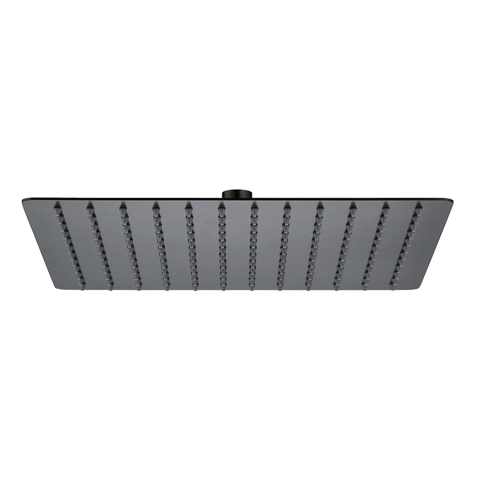 Set incasso doccia con deviatore con braccio doccia 40 cm e soffione 30x30 cm nero spazzolato – Kyria