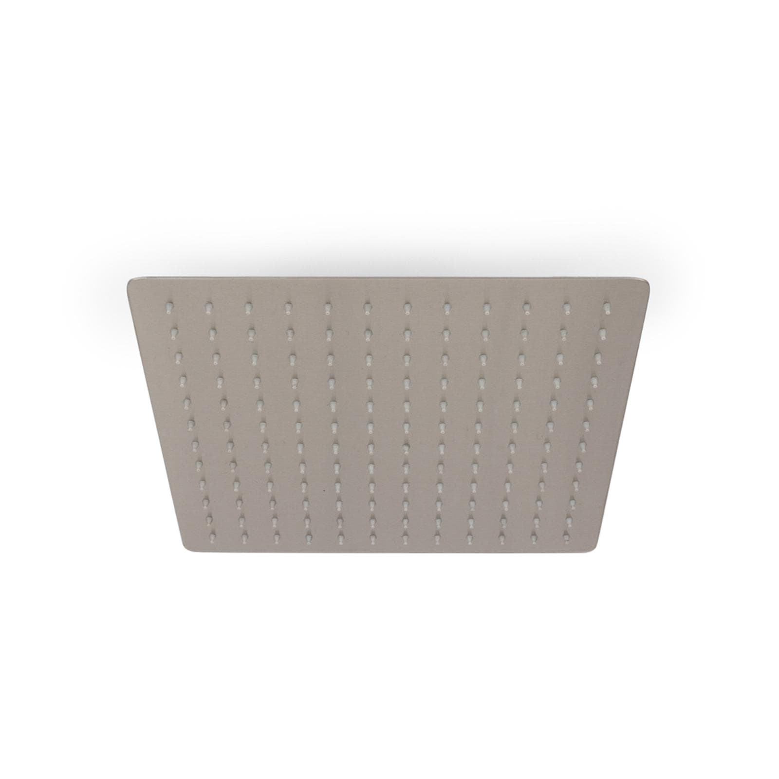 Set incasso doccia con deviatore con braccio doccia 40 cm e soffione 40x40 cm spazzolato – Kyria