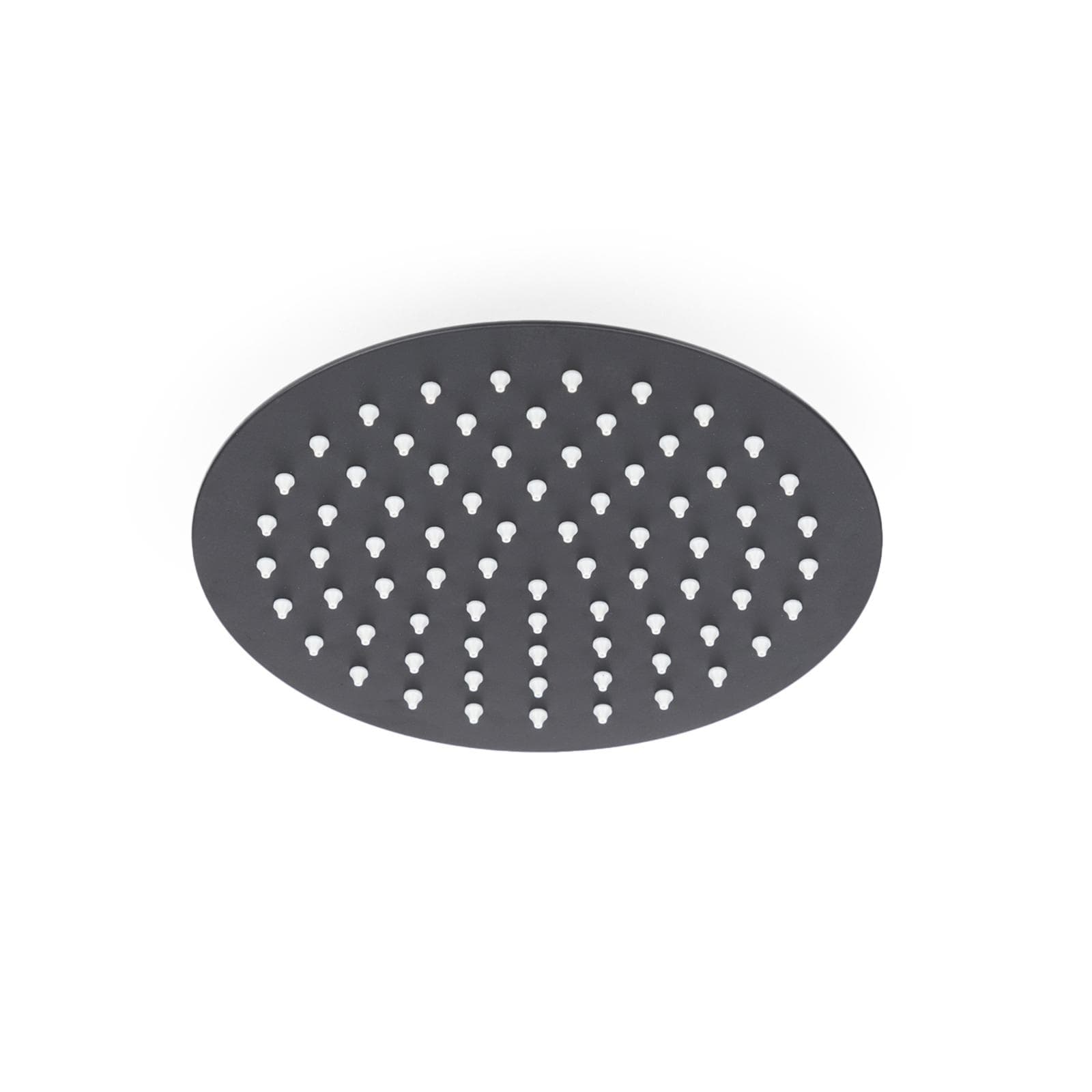 Set incasso doccia con deviatore e doccino con braccio doccia 22 cm e soffione 20 cm nero – Fluid