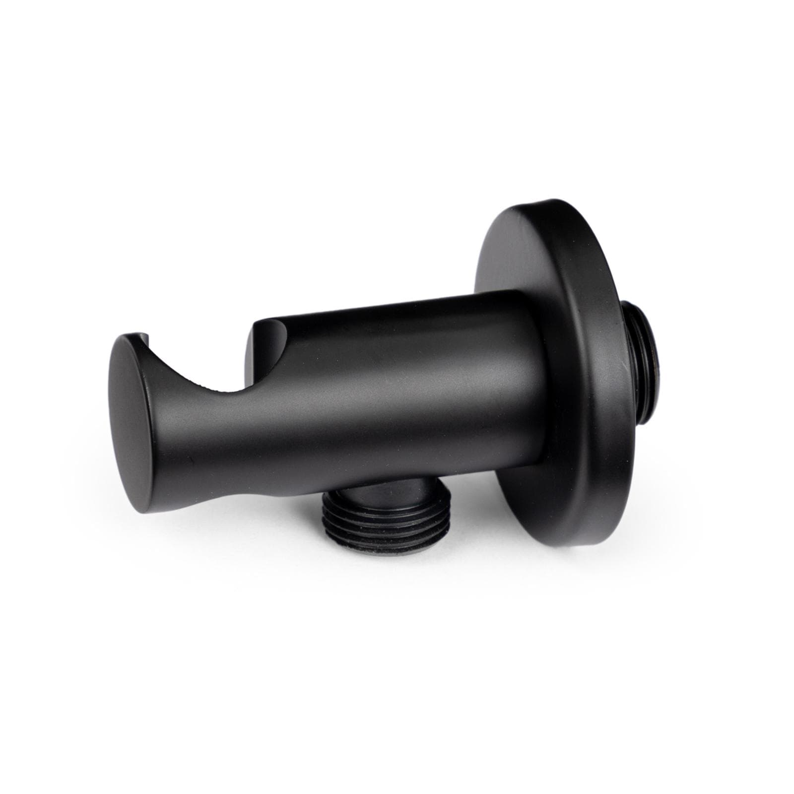 Set incasso doccia con deviatore e doccino con braccio doccia 22 cm e soffione 25 cm nero – Tila