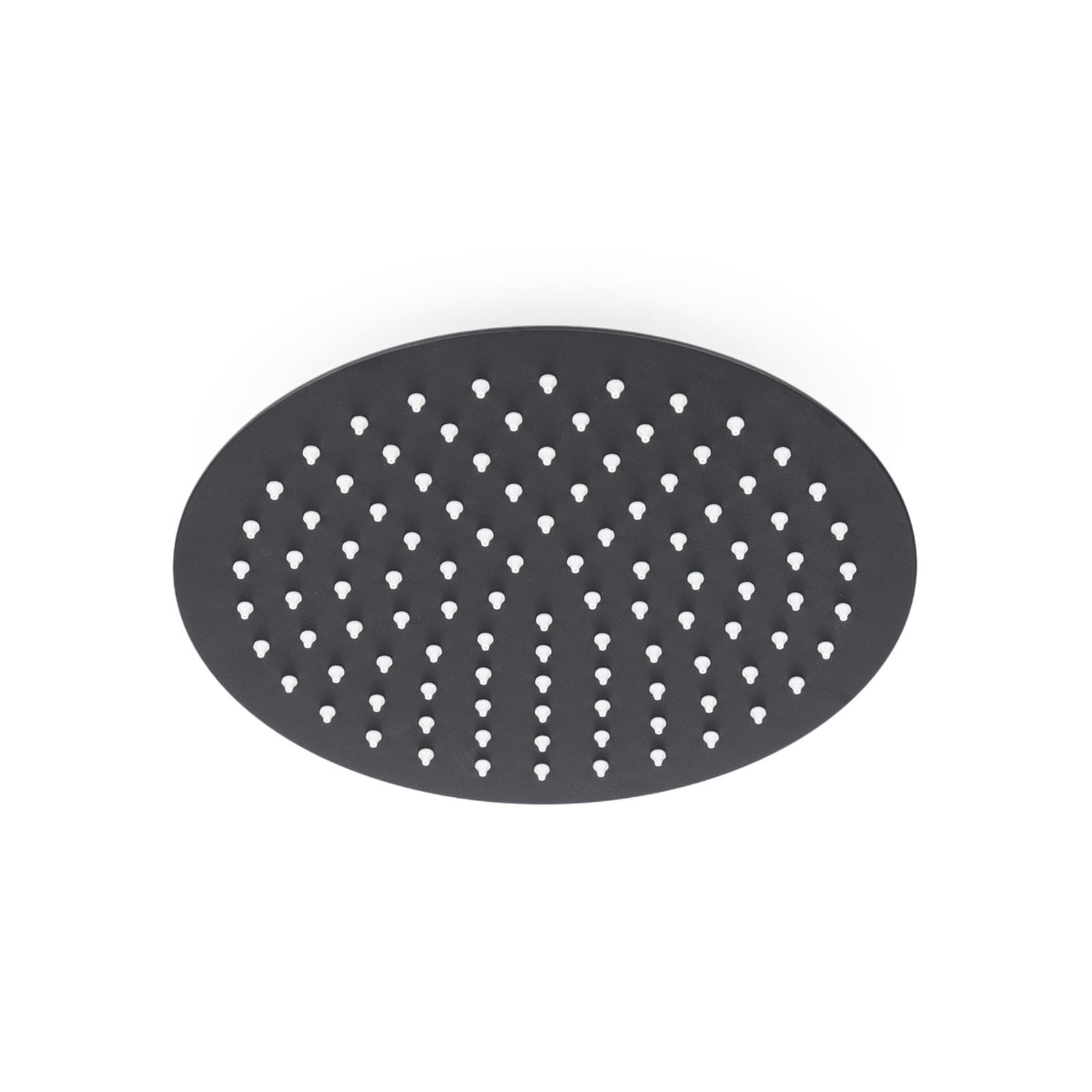 Set incasso doccia con deviatore e doccino con braccio doccia 22 cm e soffione 25 cm nero – Tila