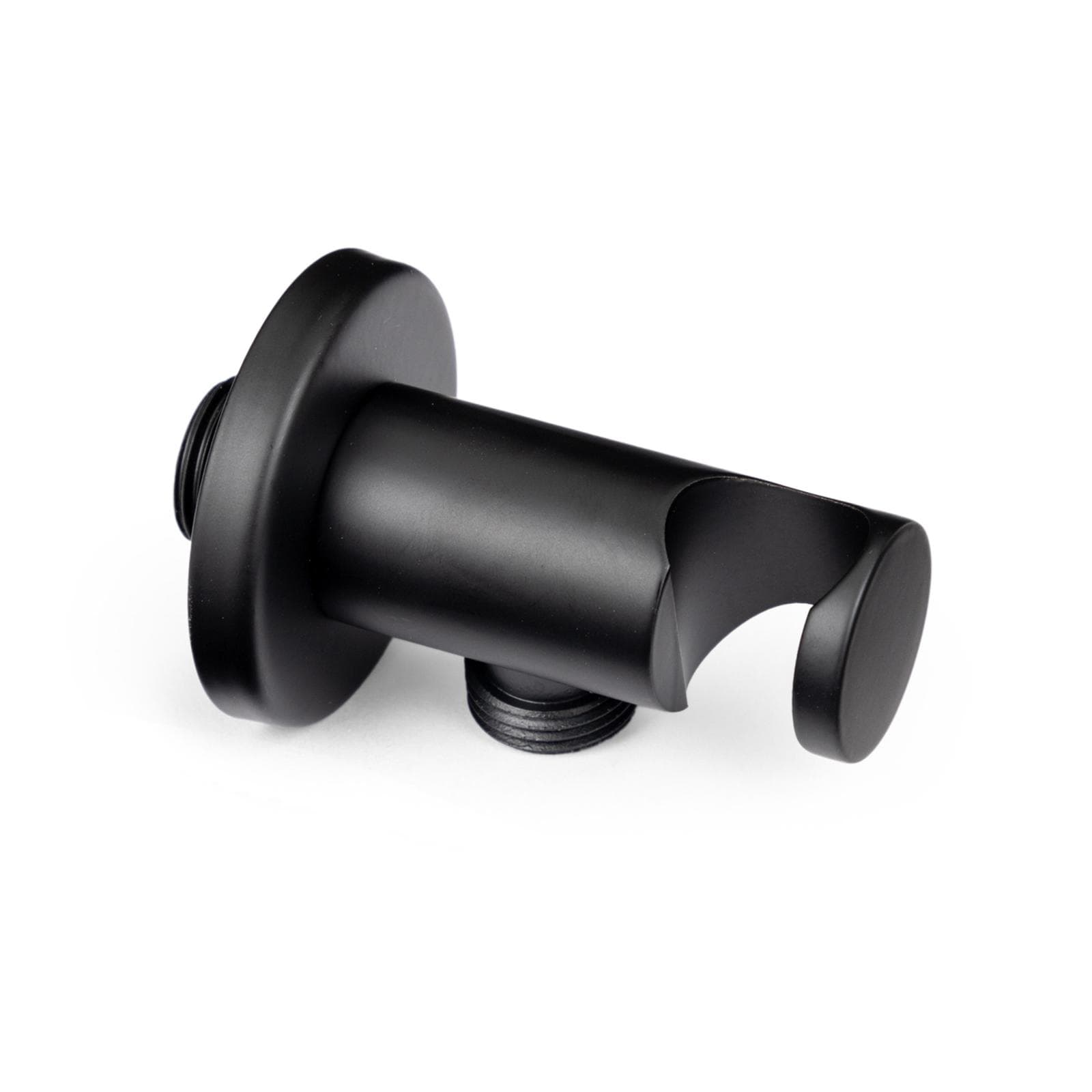 Set incasso doccia con deviatore e doccino con braccio doccia 22 cm e soffione 40 cm nero – Tila