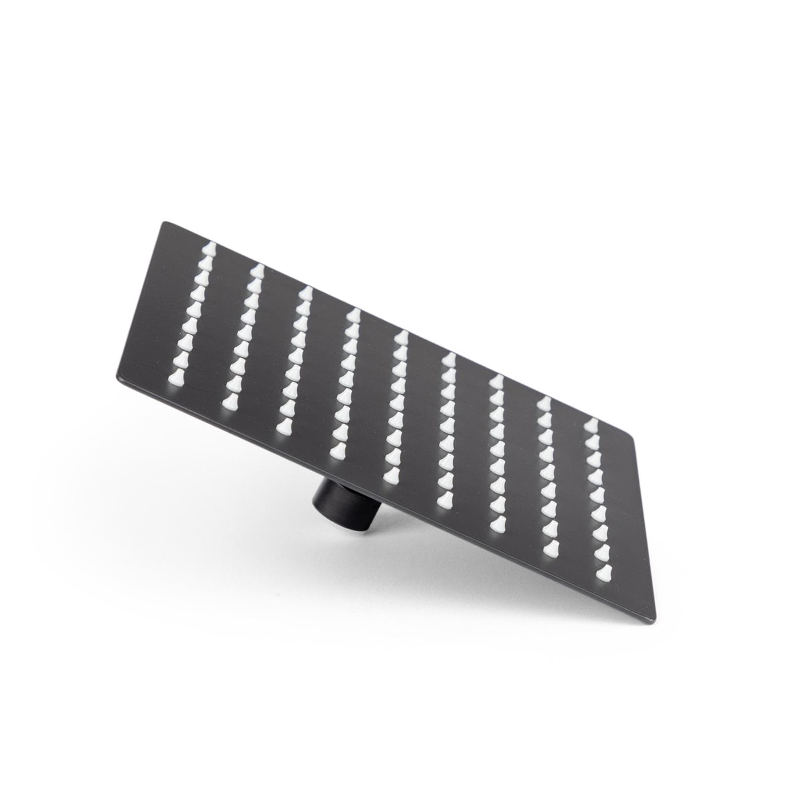 Set incasso doccia con deviatore e doccino con braccio doccia 35 cm e soffione 20x20 cm nero – Tiamat