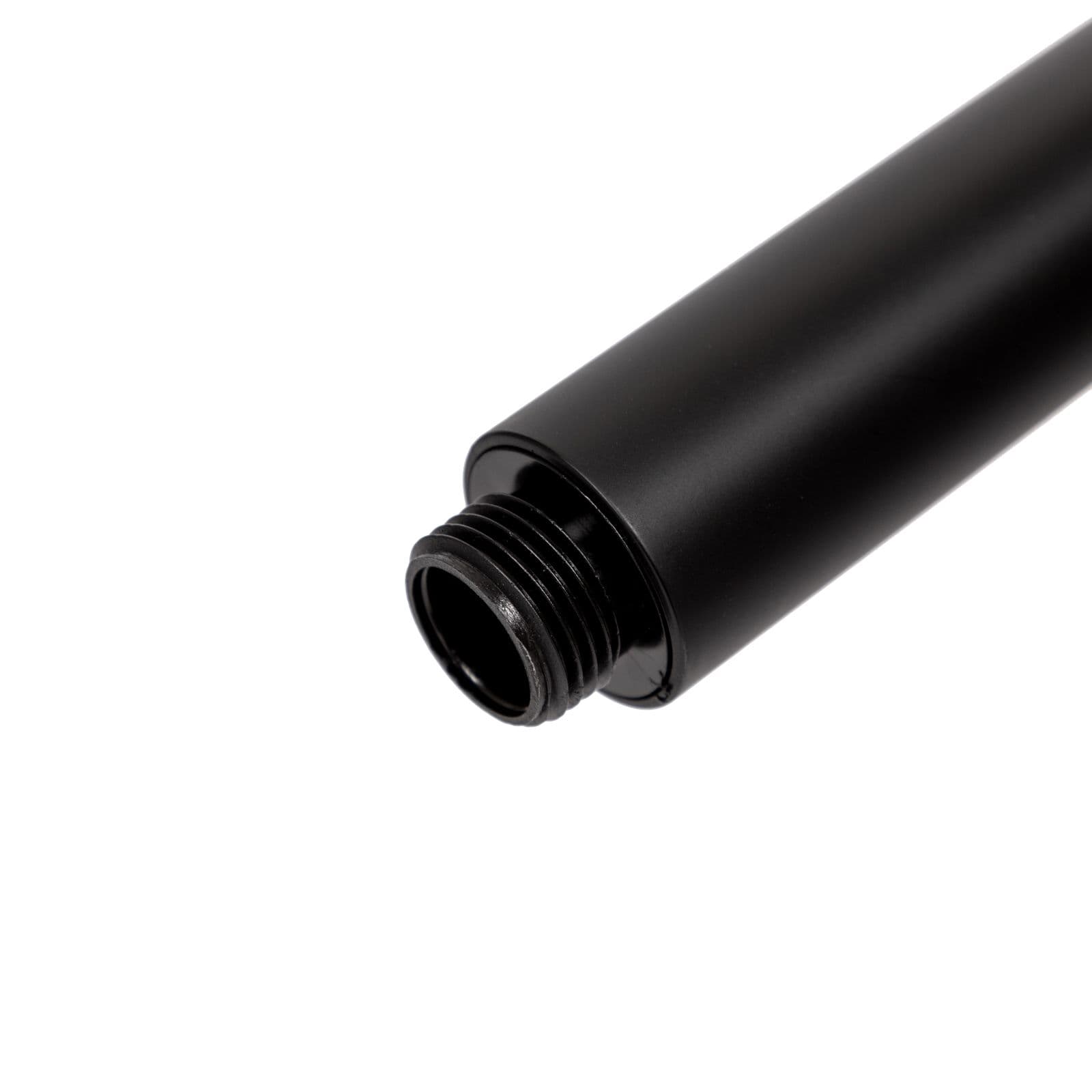 Set incasso doccia con deviatore e doccino con braccio doccia 35 cm e soffione 30 cm nero – Lir