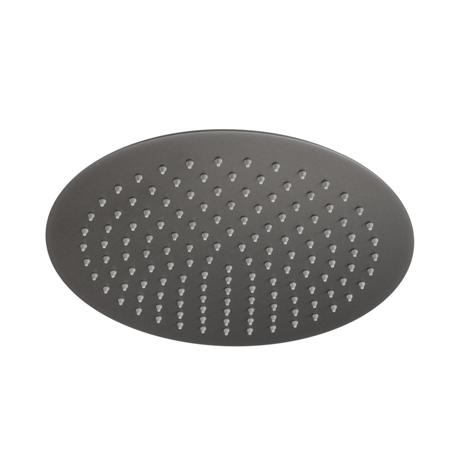 Set incasso doccia con deviatore e doccino con braccio doccia 35 cm e soffione 30 cm nero spazzolato – Fluid