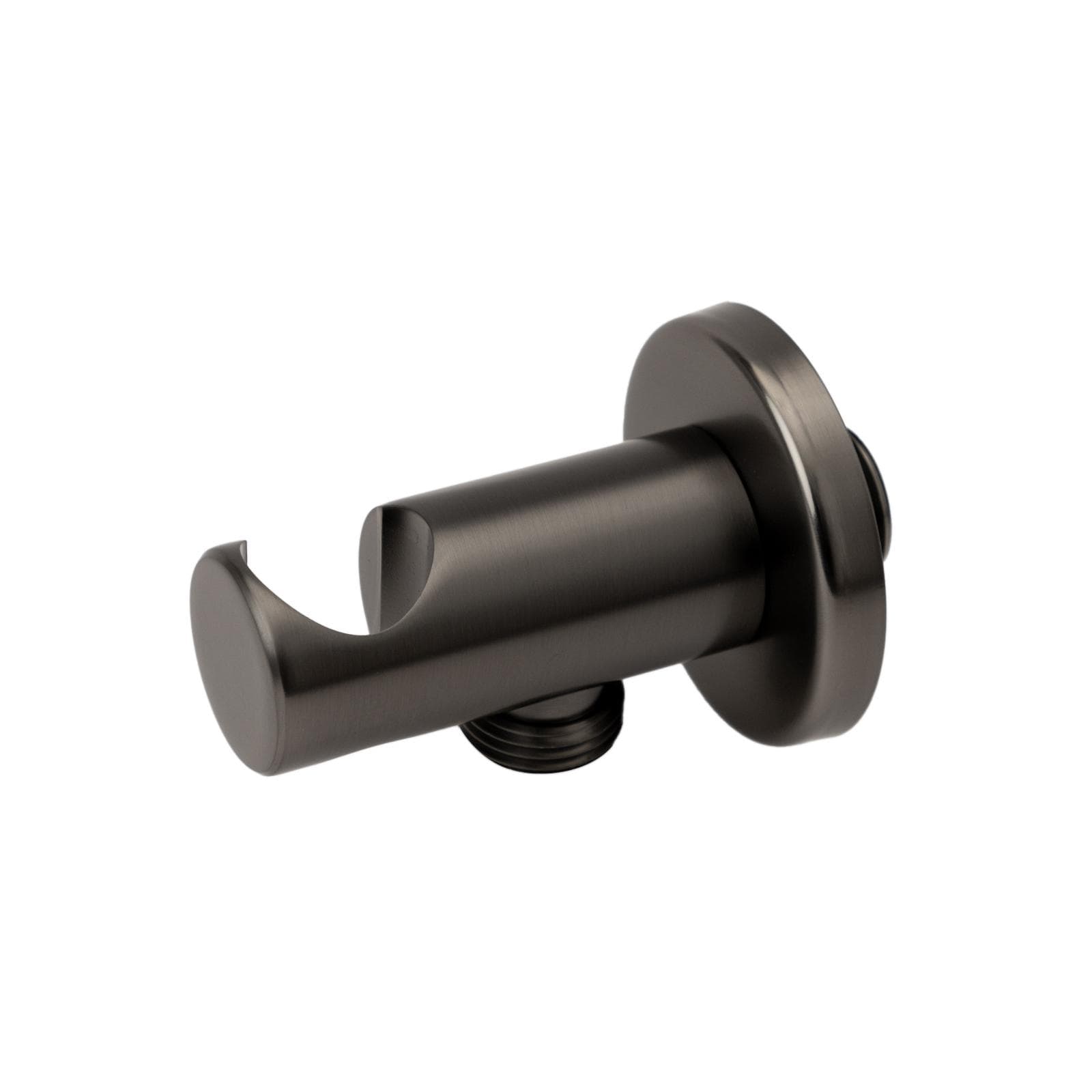 Set incasso doccia con deviatore e doccino con braccio doccia 35 cm e soffione 30 cm nero spazzolato – Lir