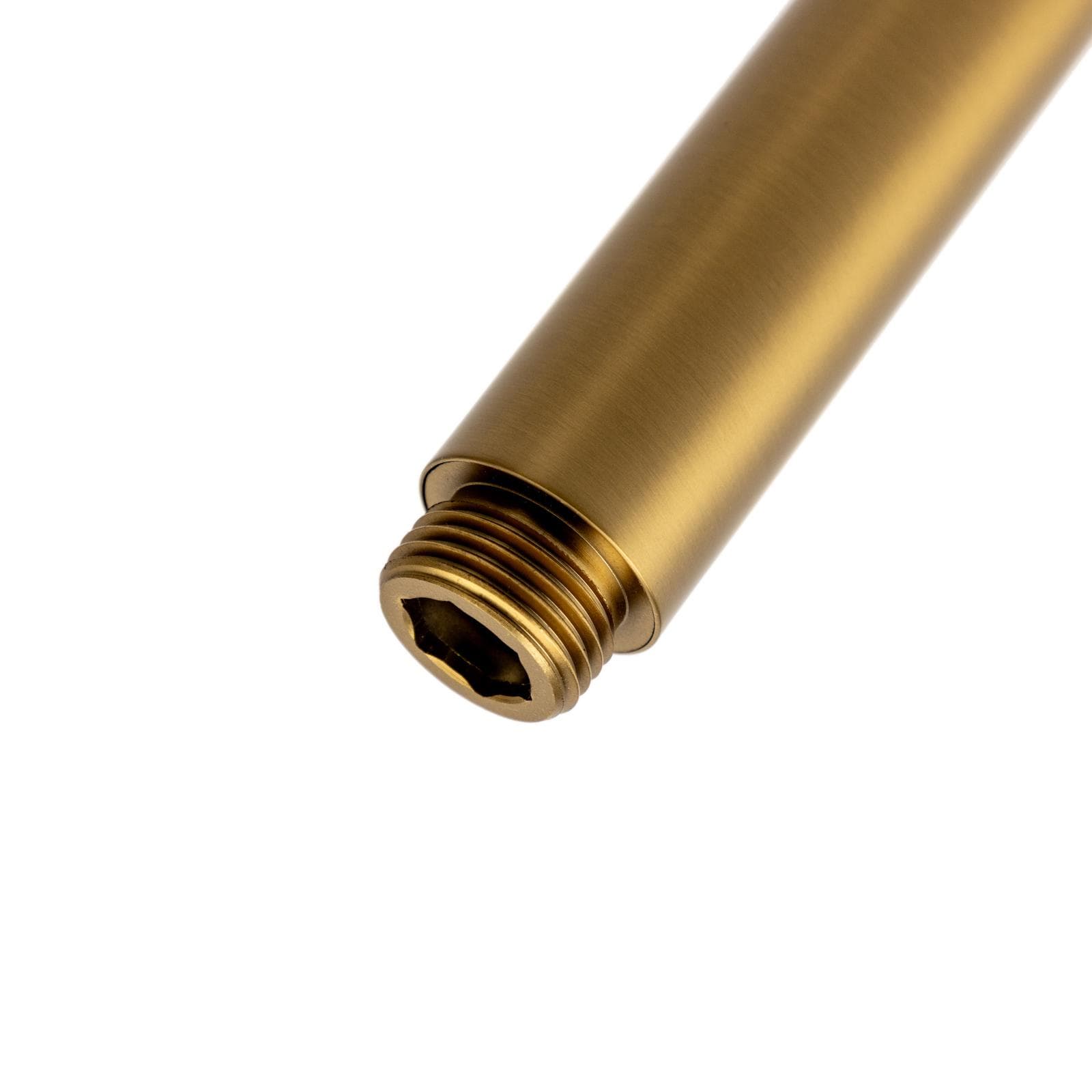 Set incasso doccia con deviatore e doccino con braccio doccia 35 cm e soffione 30 cm oro spazzolato – Lir