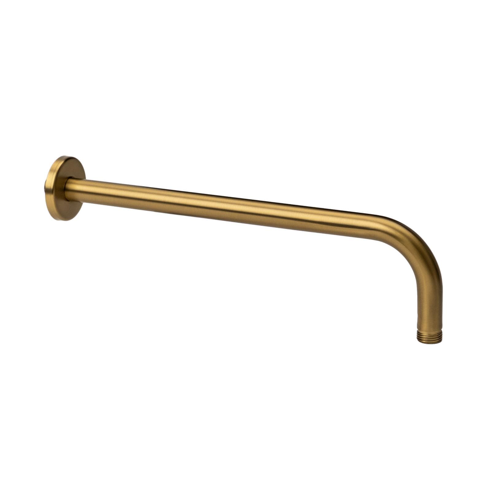 Set incasso doccia con deviatore e doccino con braccio doccia 35 cm e soffione 30 cm oro spazzolato – Lir