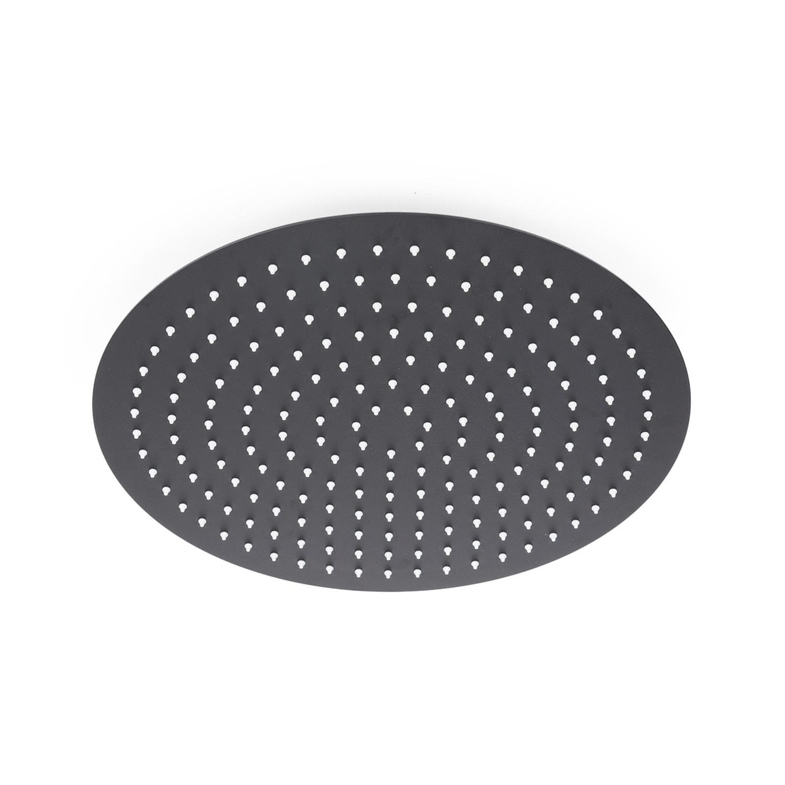 Set incasso doccia con deviatore e doccino con braccio doccia 40 cm e soffione 40 cm nero – Fluid