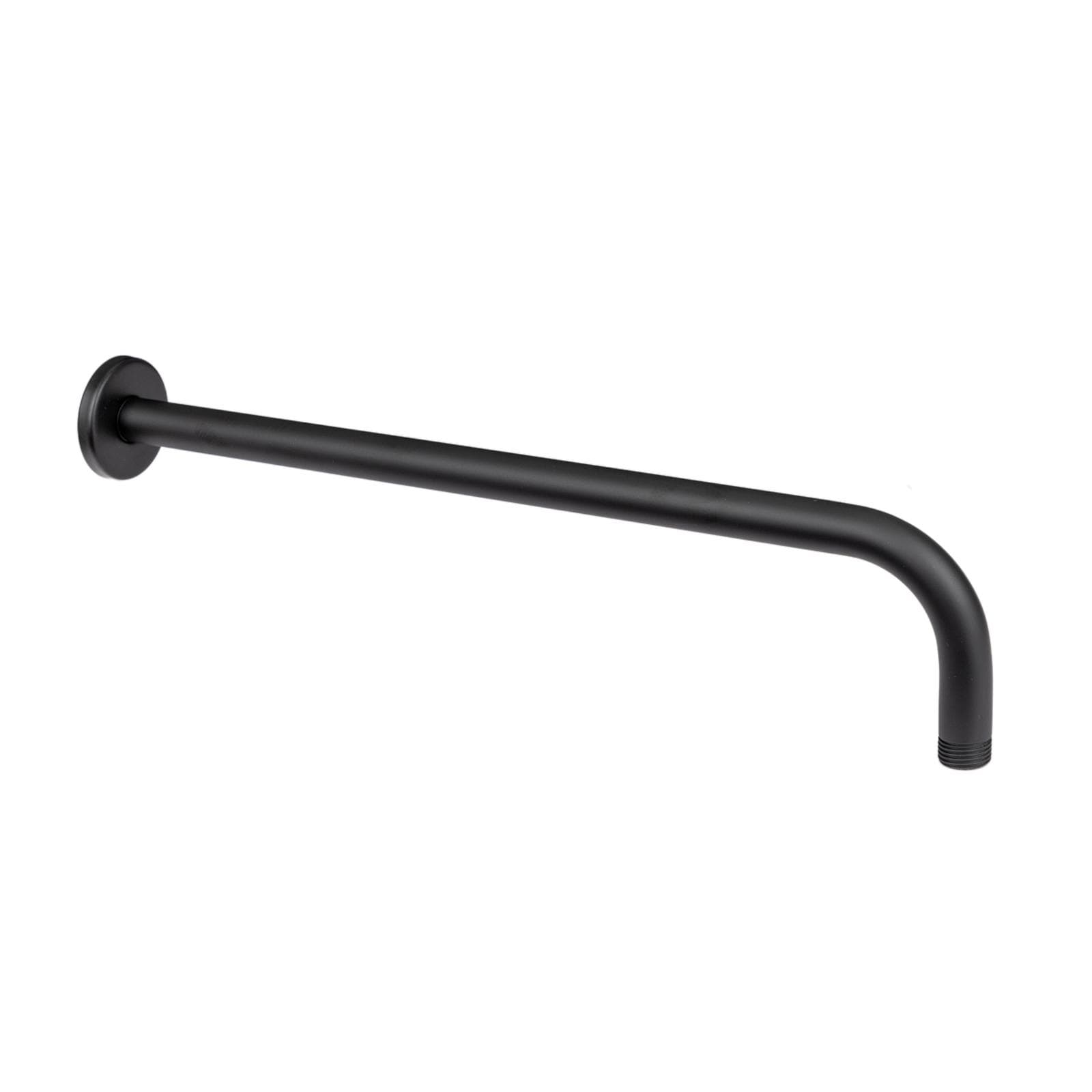Set incasso doccia con deviatore e doccino con braccio doccia 40 cm e soffione 40 cm nero – Fluid