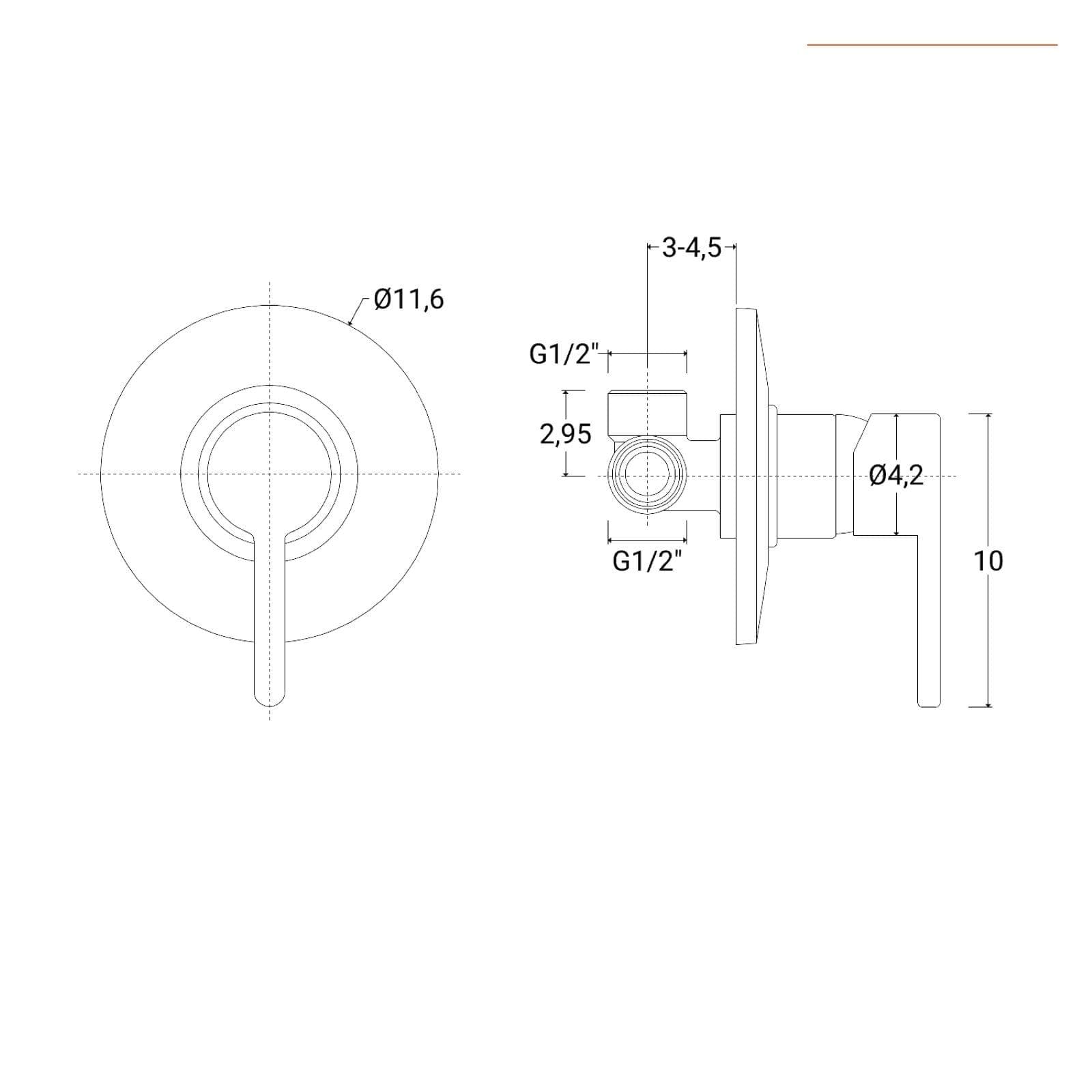 Set incasso doccia con saliscendi e doccino multigetto nero opaco - Gun di Jacuzzi Rubinetteria