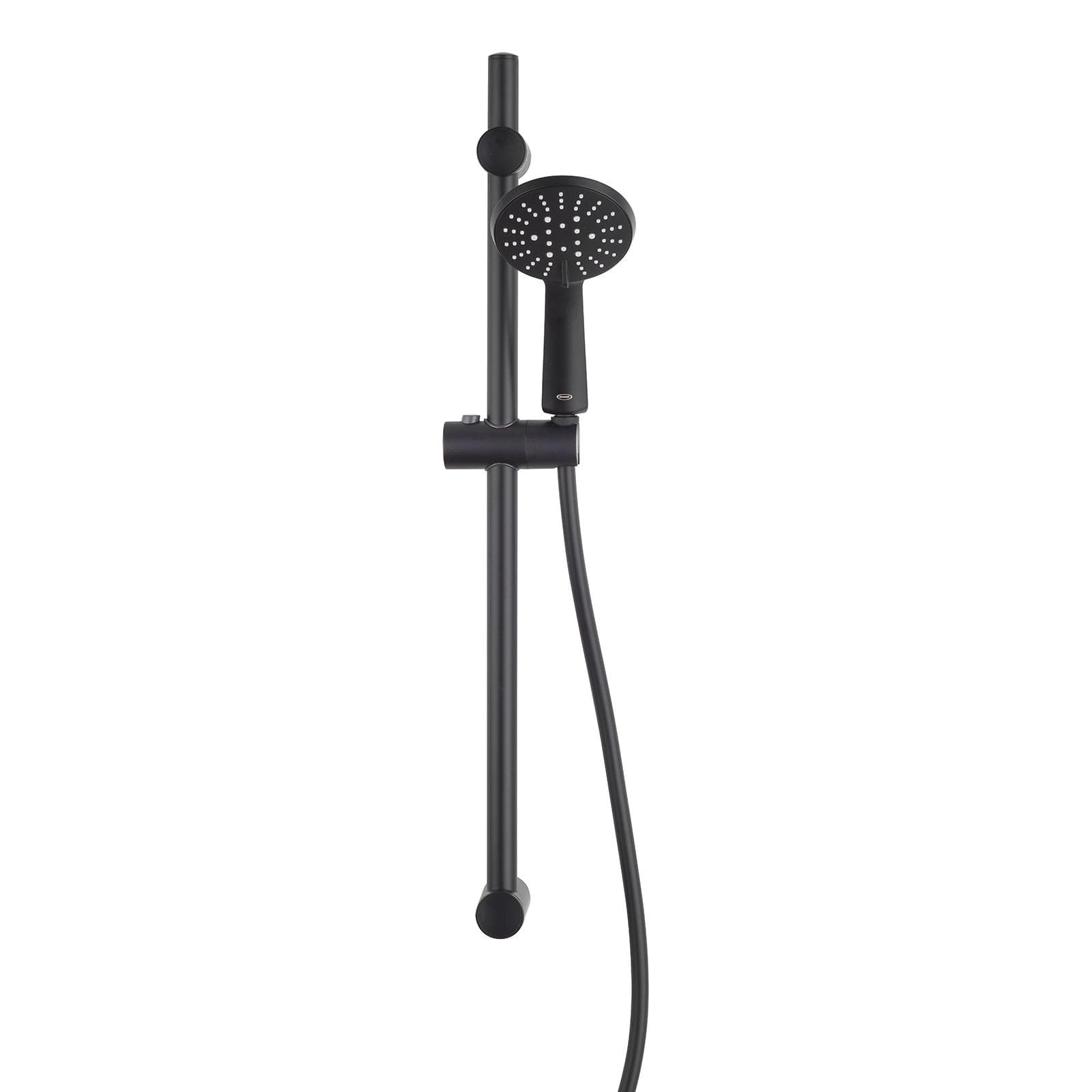 Set incasso doccia con saliscendi e doccino slim multigetto nero opaco - X9 di Jacuzzi Rubinetteria