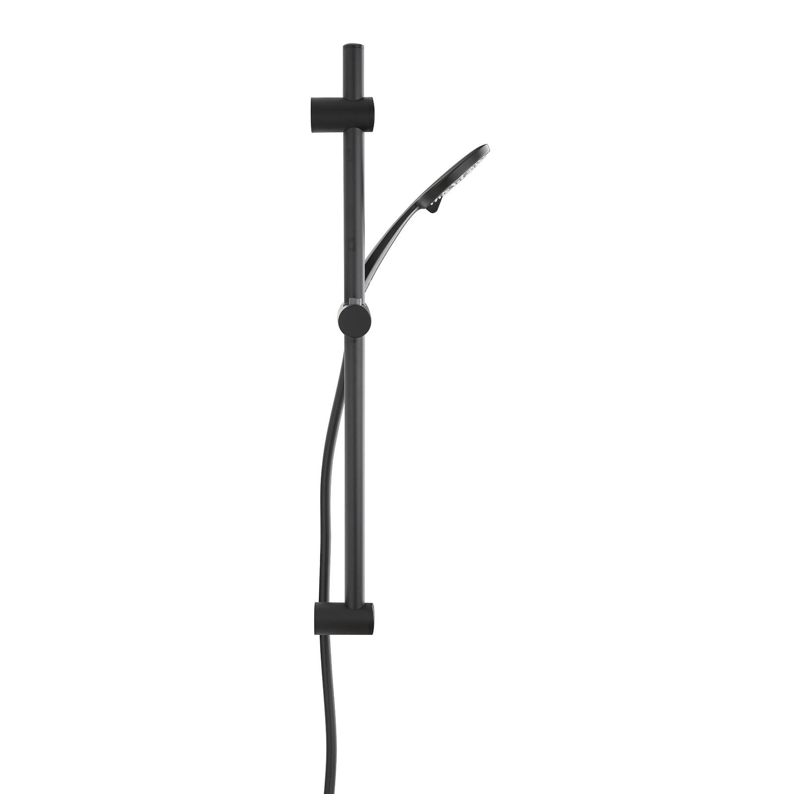 Set incasso doccia con saliscendi e doccino slim multigetto nero opaco - X9 di Jacuzzi Rubinetteria