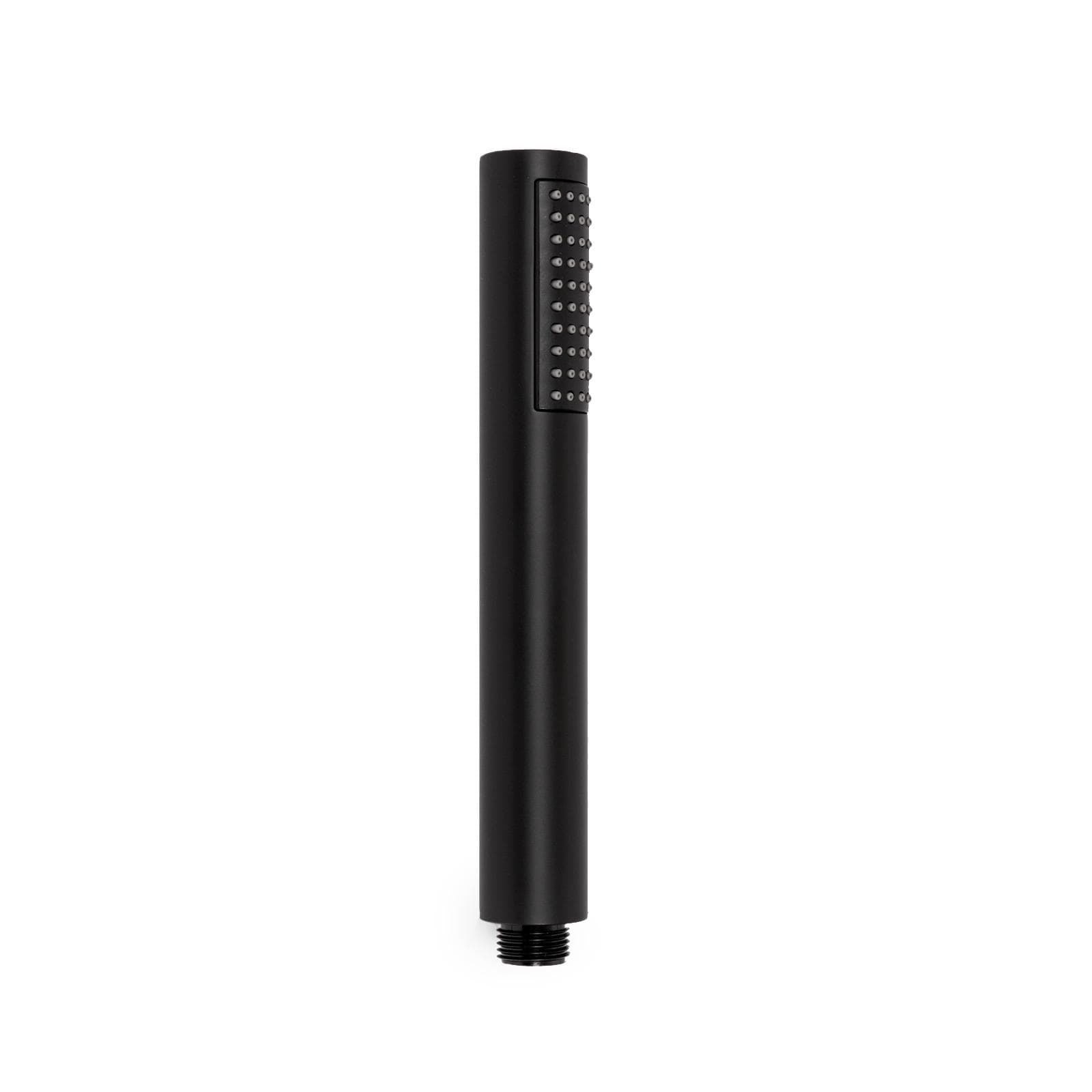 Set incasso doccia termostatico con deviatore e doccino con braccio doccia 22 cm e soffione 25 cm nero – Lir